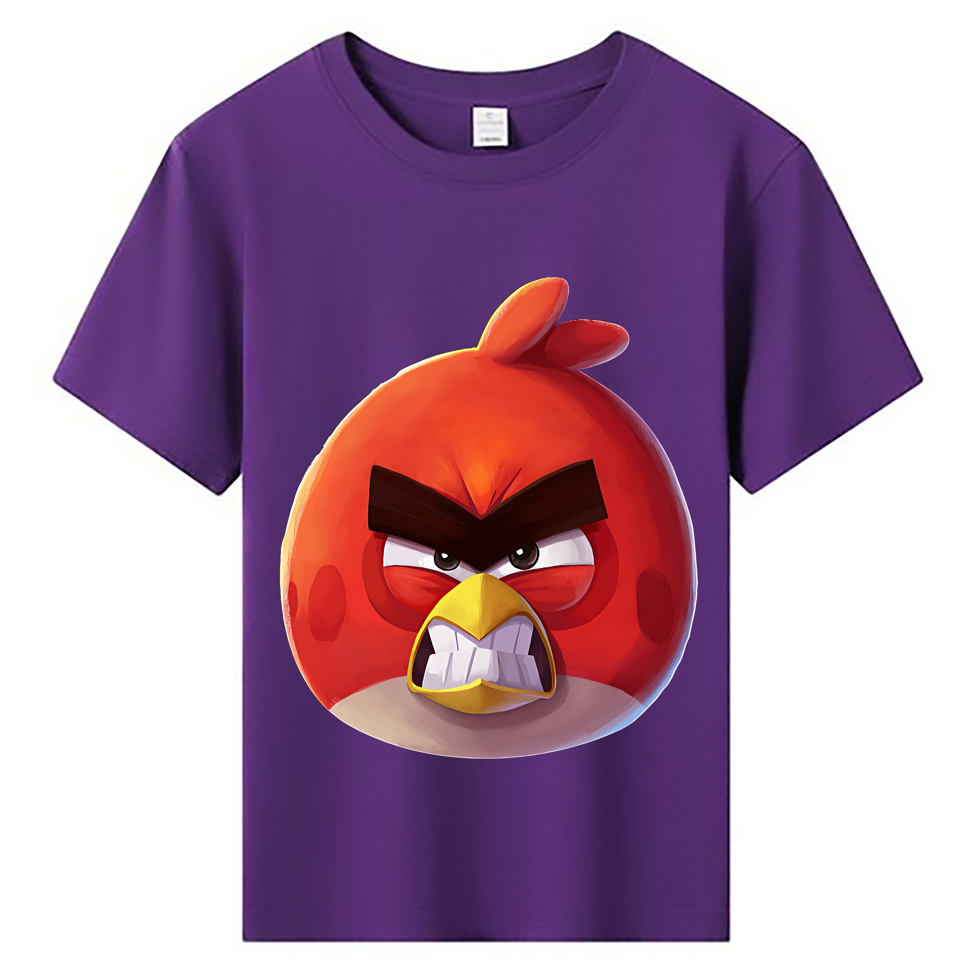 （画像用） Angry Birds アングリーバード 綿100％キッズTシャツ（フロントプリント）