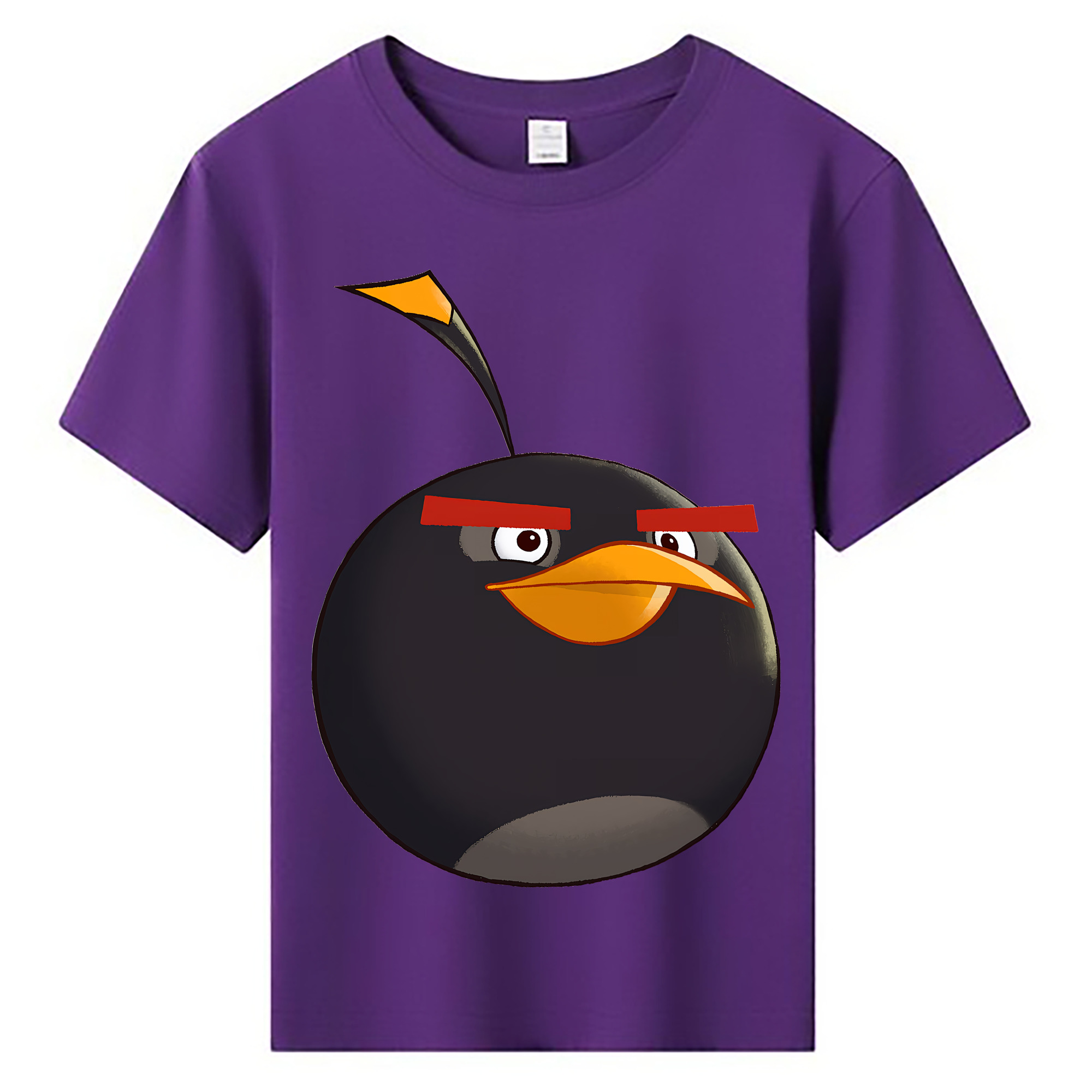 （画像用） Angry Birds アングリーバード 綿100％キッズTシャツ（フロントプリント）
