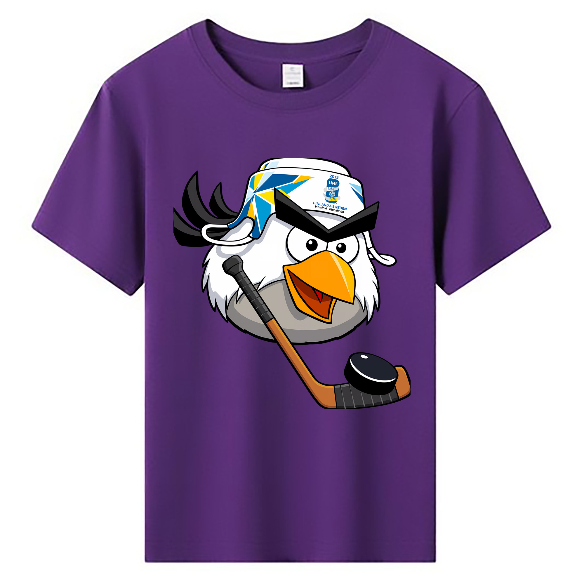 （画像用） Angry Birds アングリーバード 綿100％キッズTシャツ（フロントプリント）
