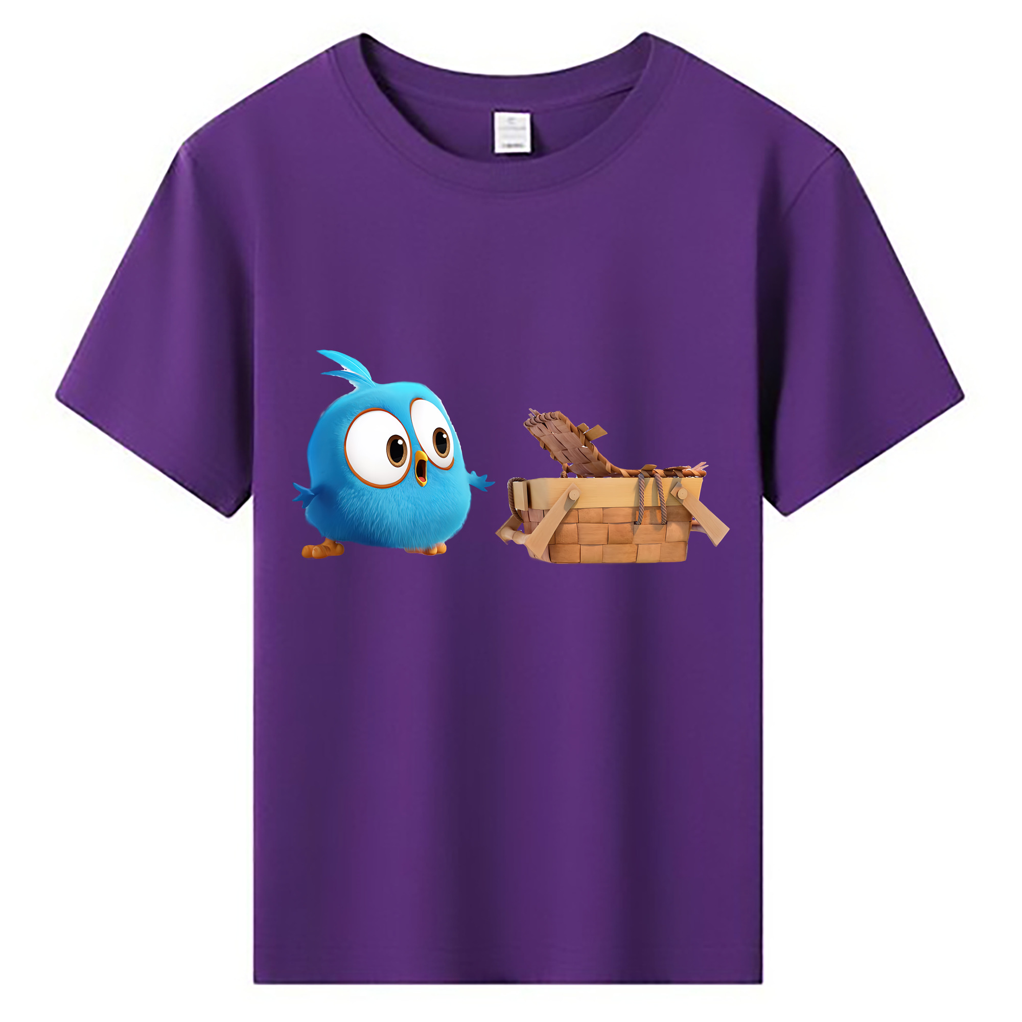 （画像用） Angry Birds アングリーバード 綿100％キッズTシャツ（フロントプリント）