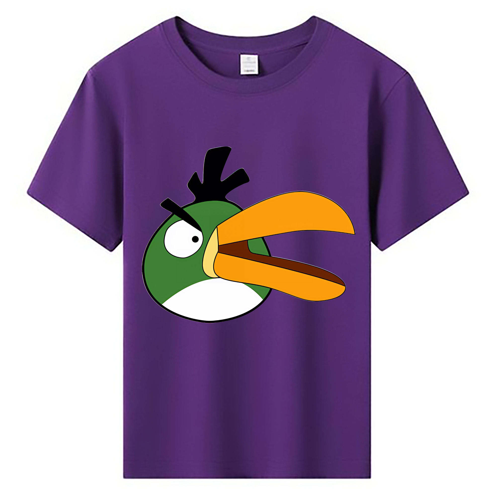 （画像用） Angry Birds アングリーバード 綿100％キッズTシャツ（フロントプリント）