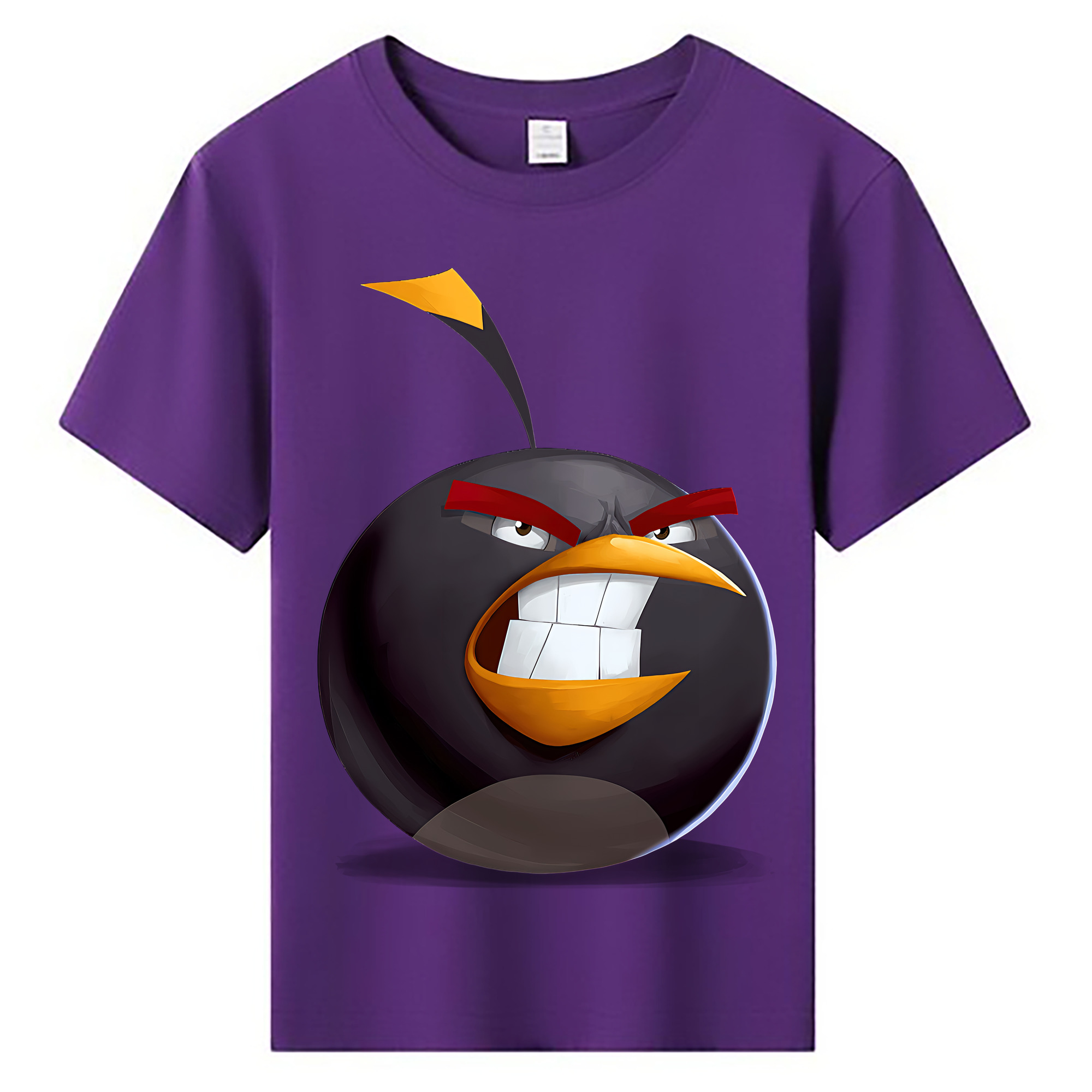 （画像用） Angry Birds アングリーバード 綿100％キッズTシャツ（フロントプリント）
