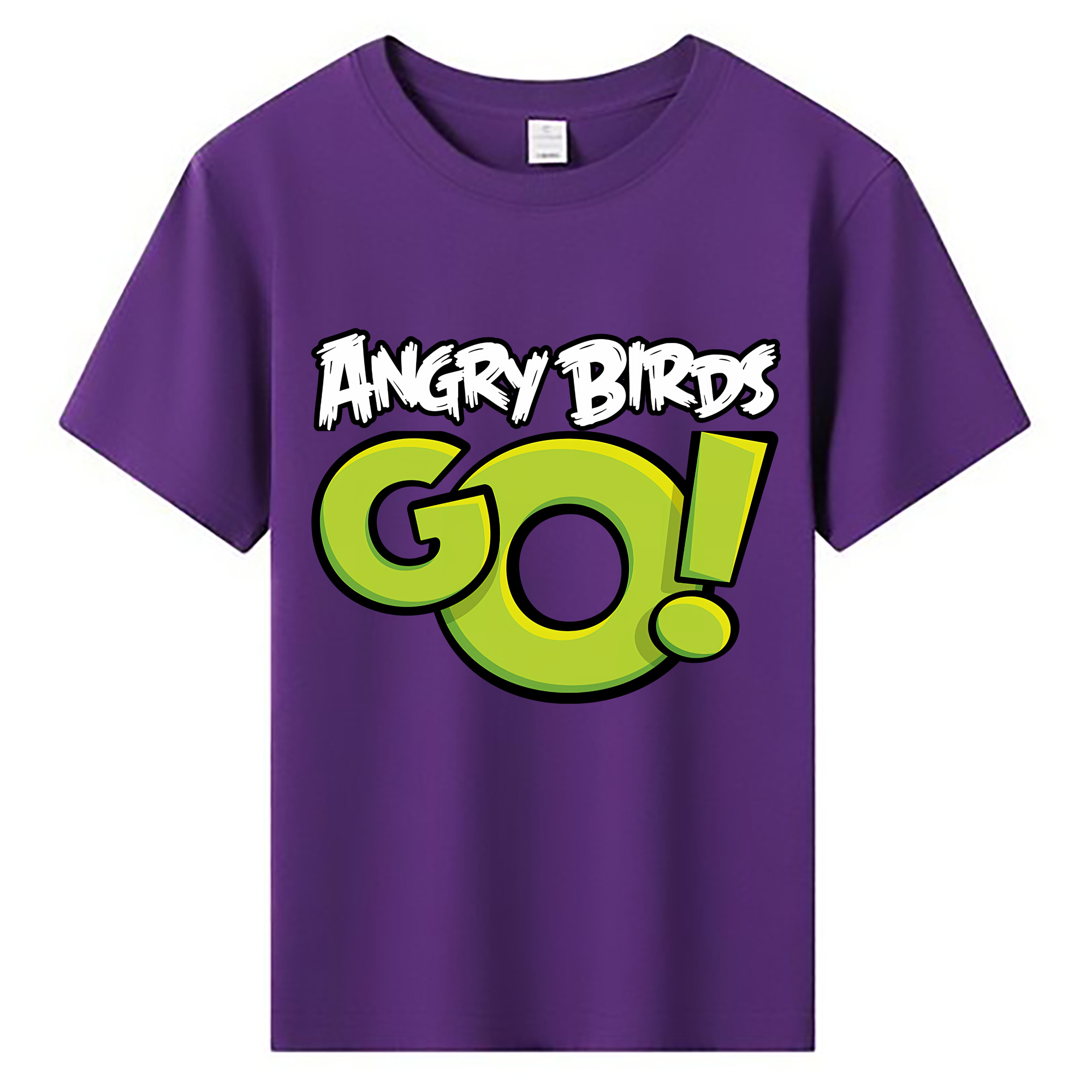 （画像用） Angry Birds アングリーバード 綿100％キッズTシャツ（フロントプリント）