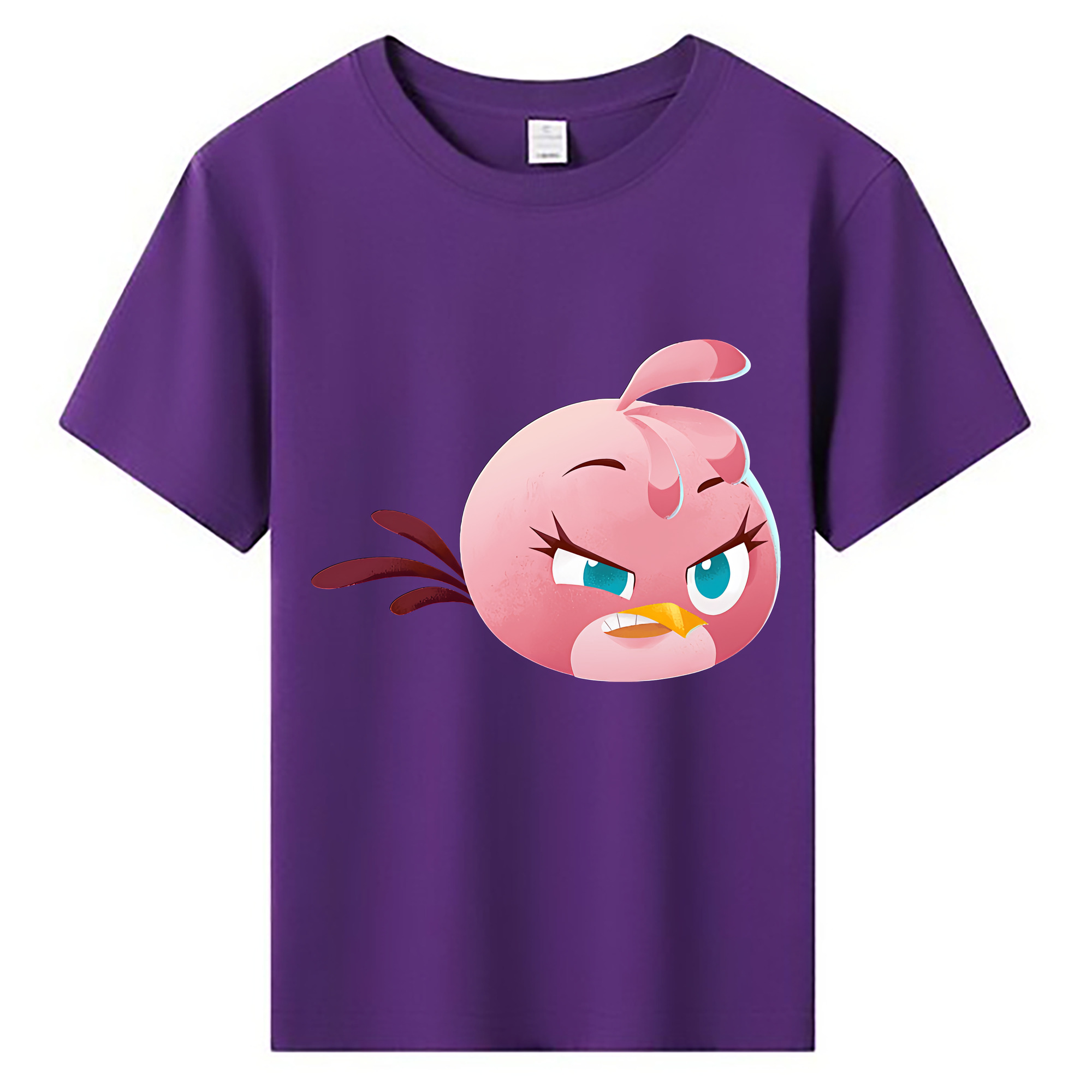 （画像用） Angry Birds アングリーバード 綿100％キッズTシャツ（フロントプリント）