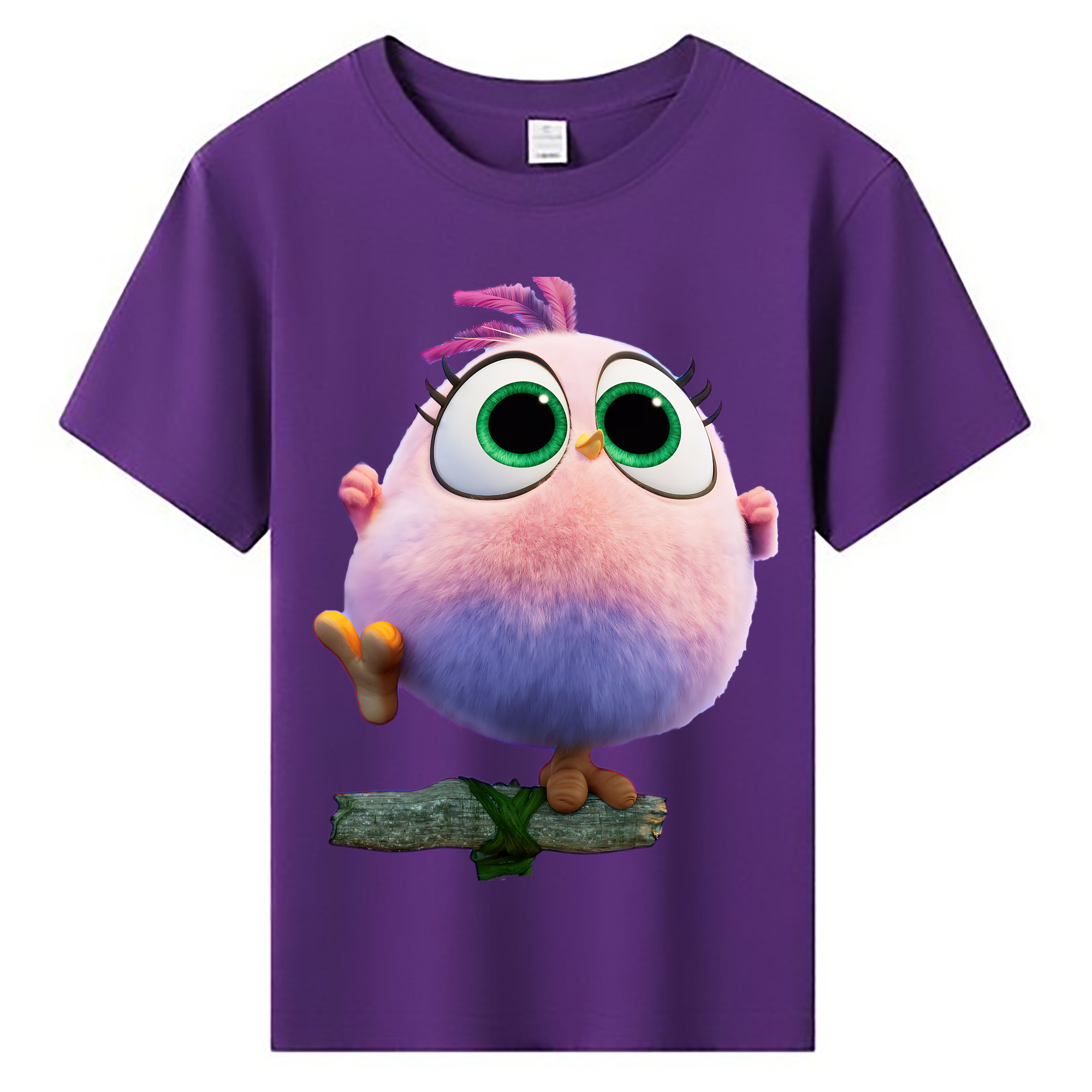 （画像用） Angry Birds アングリーバード 綿100％キッズTシャツ（フロントプリント）