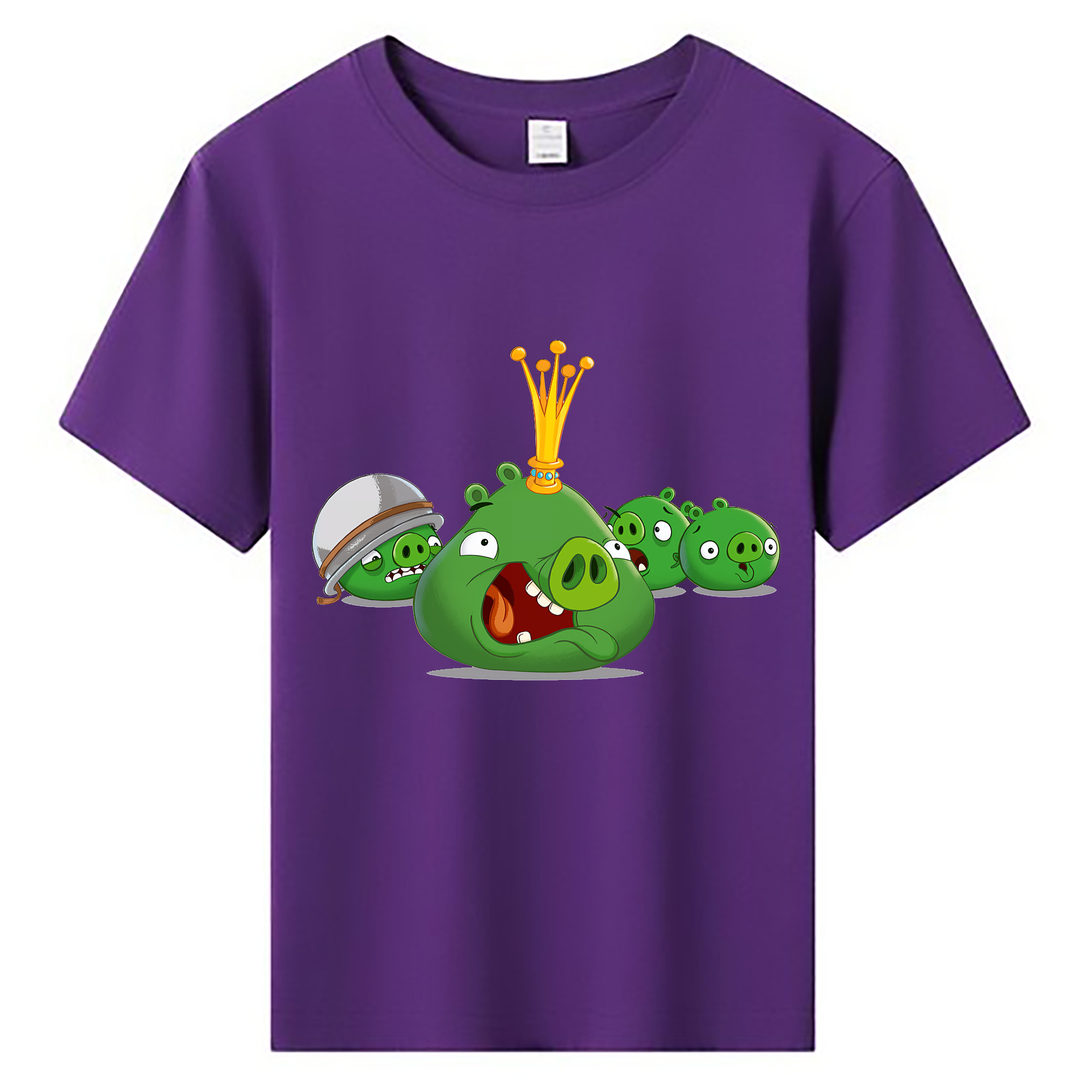 （画像用） Angry Birds アングリーバード 綿100％キッズTシャツ（フロントプリント）