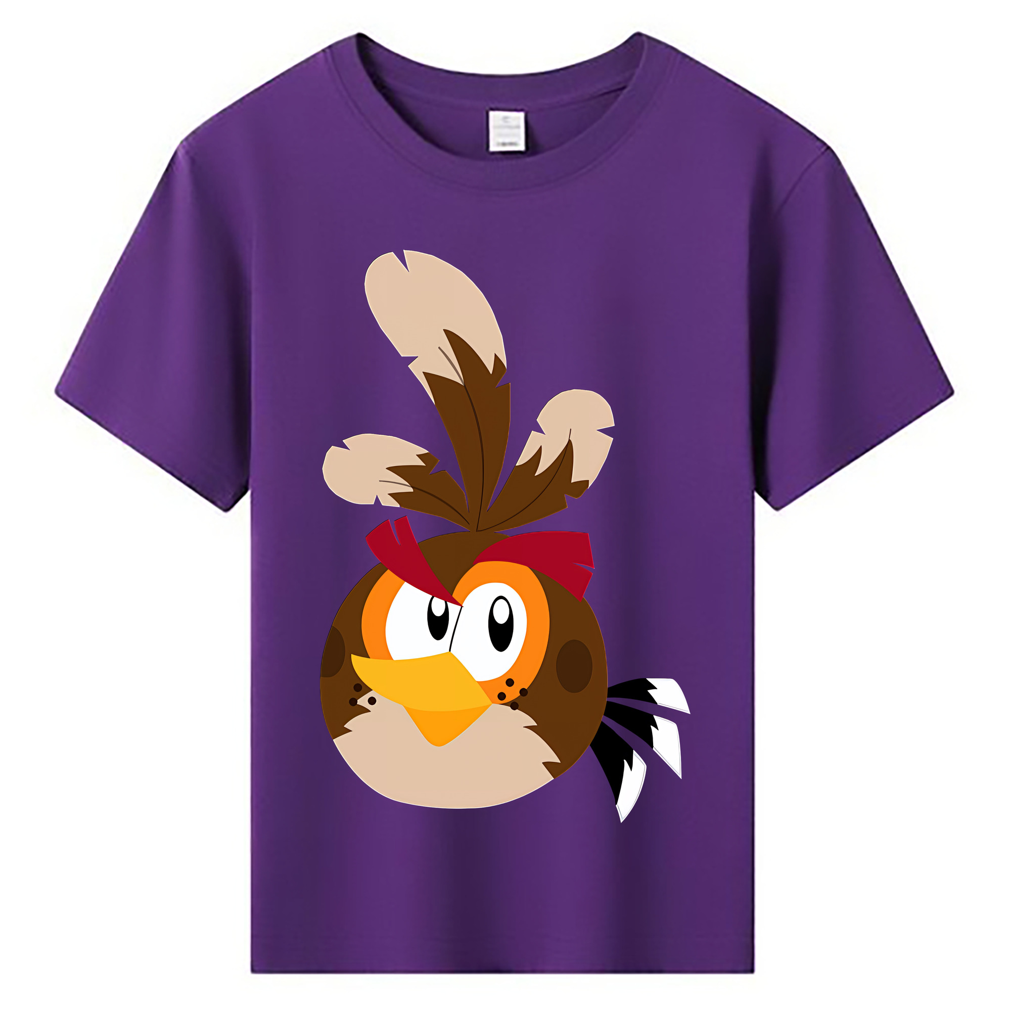 （画像用） Angry Birds アングリーバード 綿100％キッズTシャツ（フロントプリント）