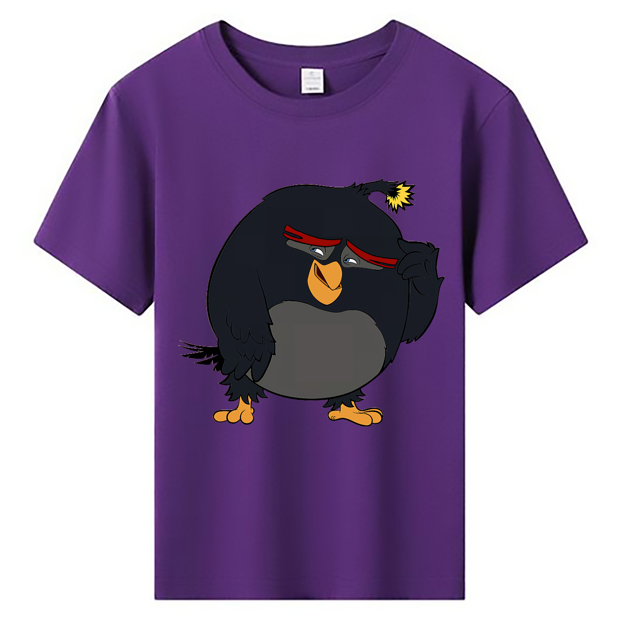 （画像用） Angry Birds アングリーバード 綿100％キッズTシャツ（フロントプリント）