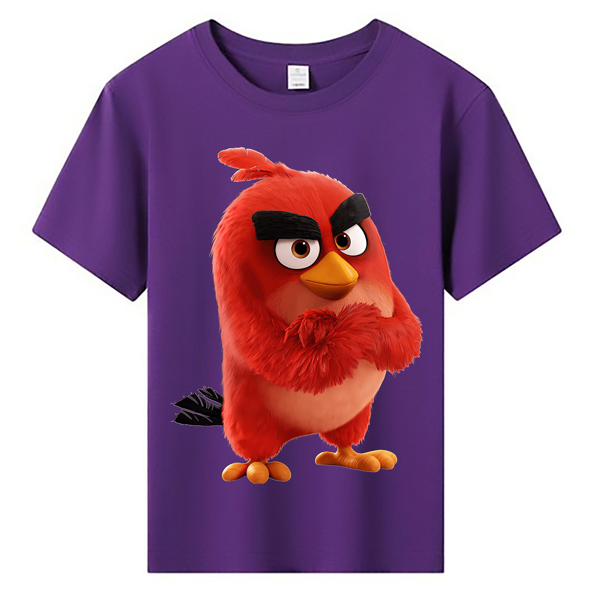 （画像用） Angry Birds アングリーバード 綿100％キッズTシャツ（フロントプリント）