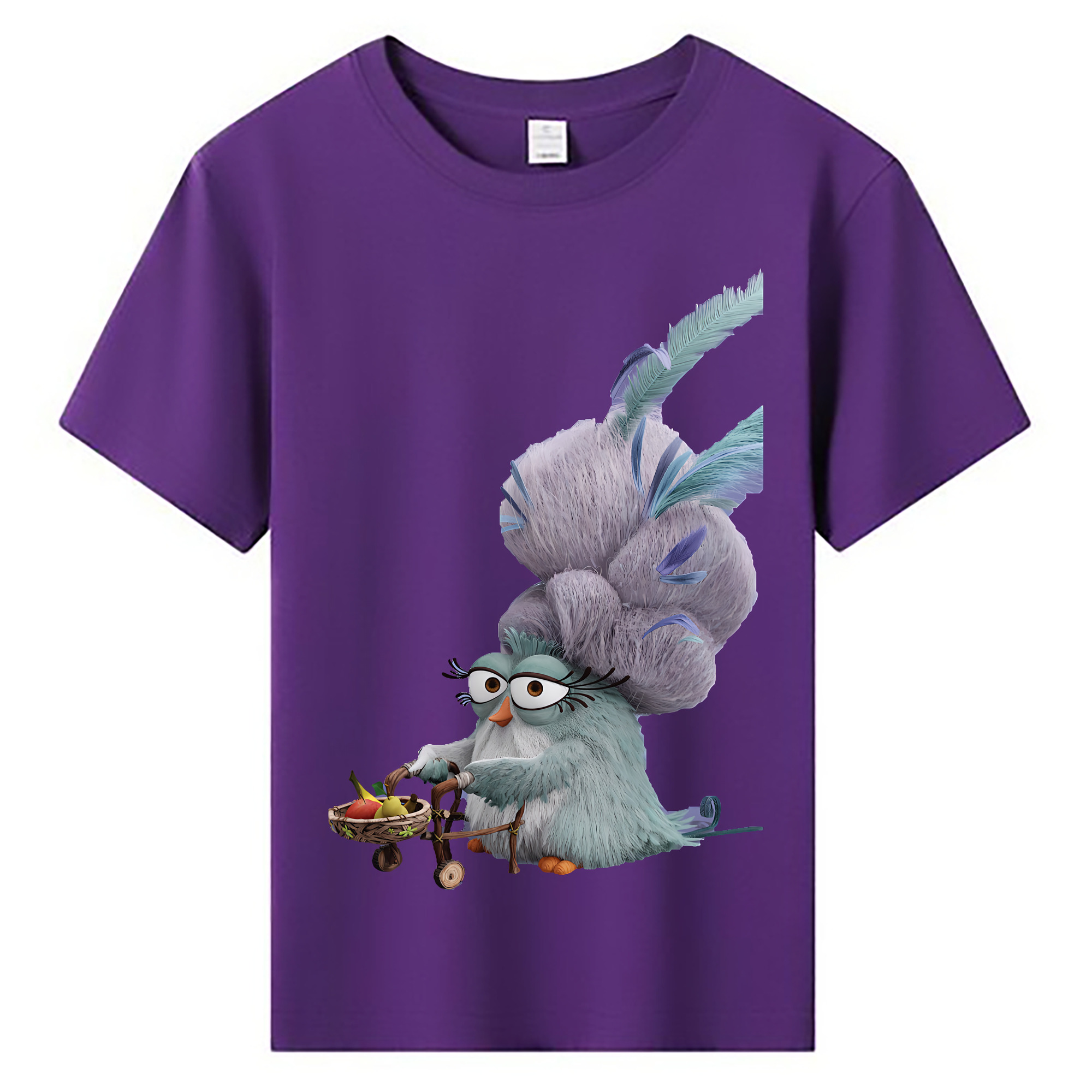 （画像用） Angry Birds アングリーバード 綿100％キッズTシャツ（フロントプリント）
