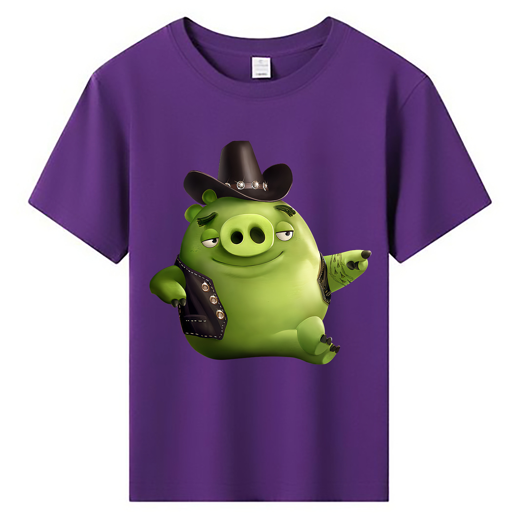 （画像用） Angry Birds アングリーバード 綿100％キッズTシャツ（フロントプリント）