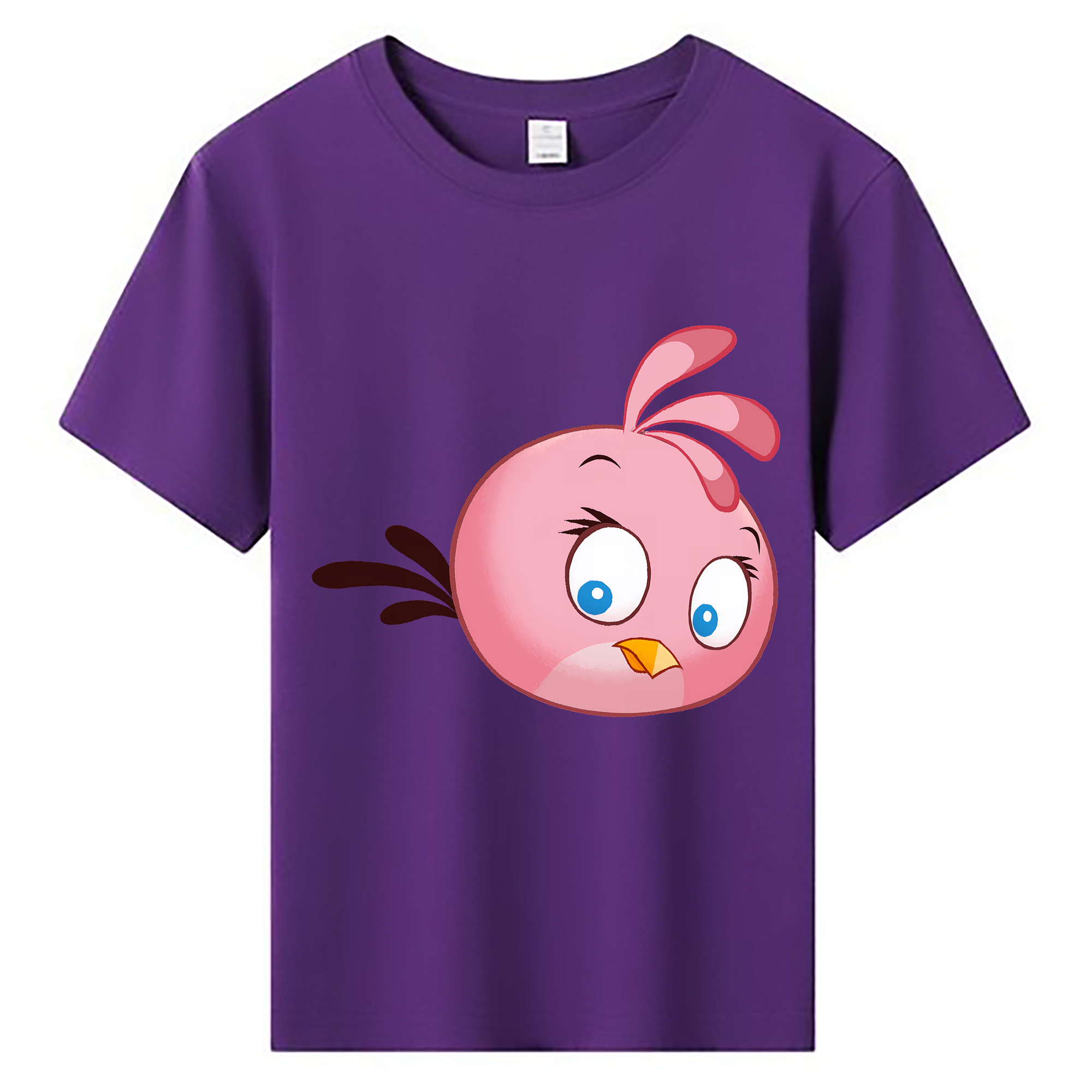 （画像用） Angry Birds アングリーバード 綿100％キッズTシャツ（フロントプリント）