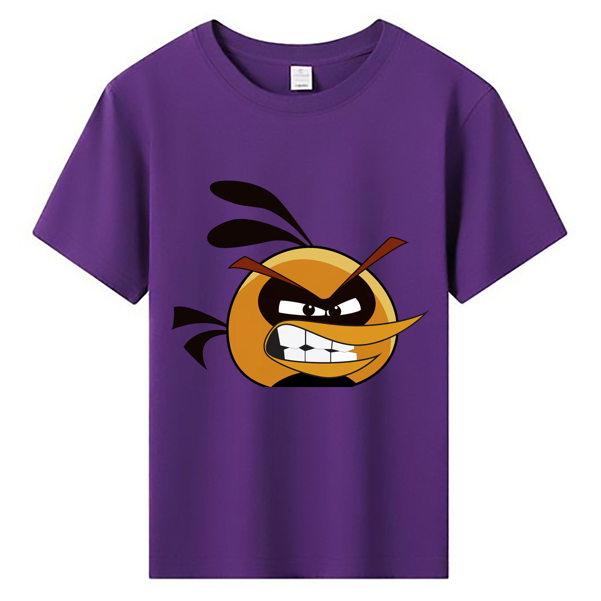 （画像用） Angry Birds アングリーバード 綿100％キッズTシャツ（フロントプリント）