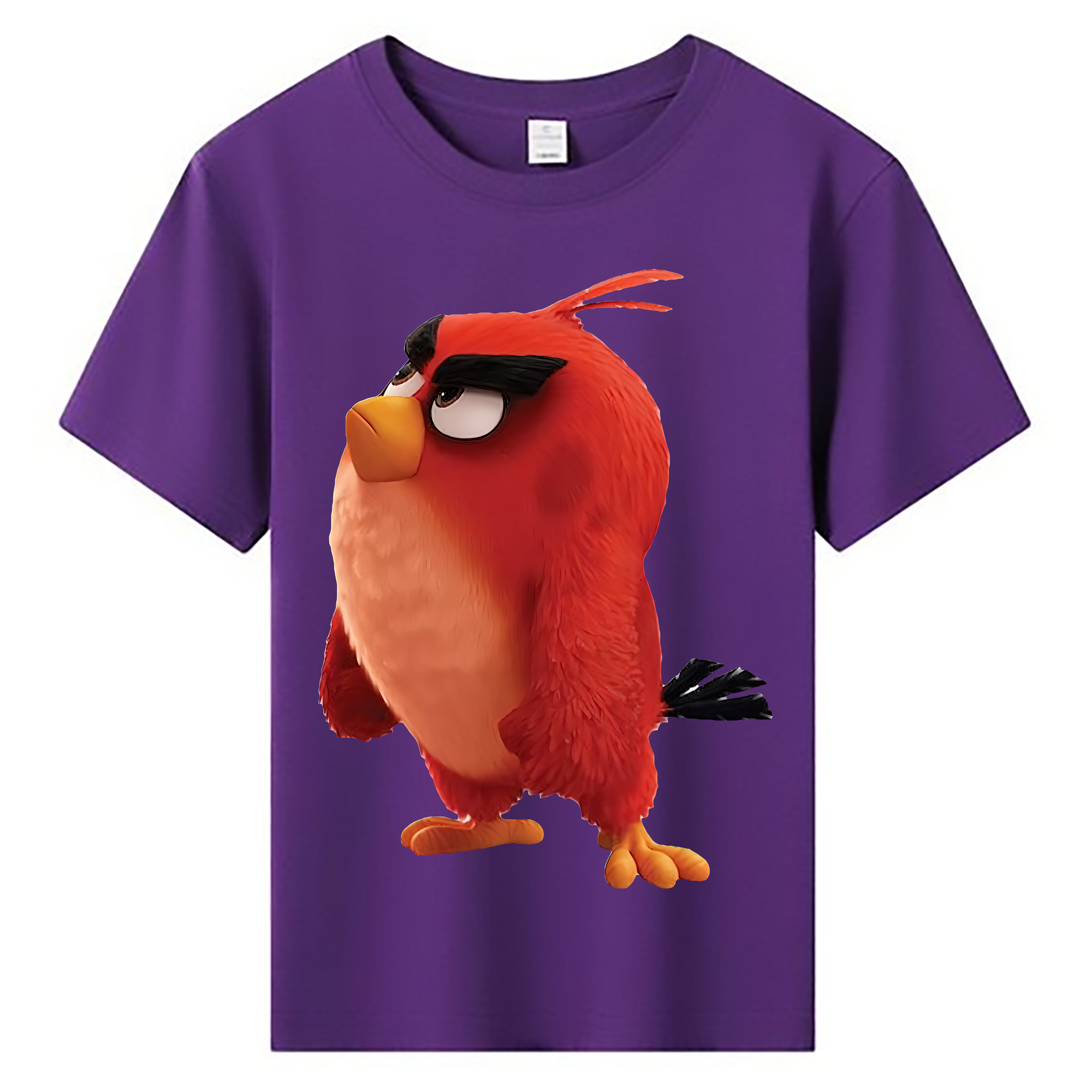 （画像用） Angry Birds アングリーバード 綿100％キッズTシャツ（フロントプリント）