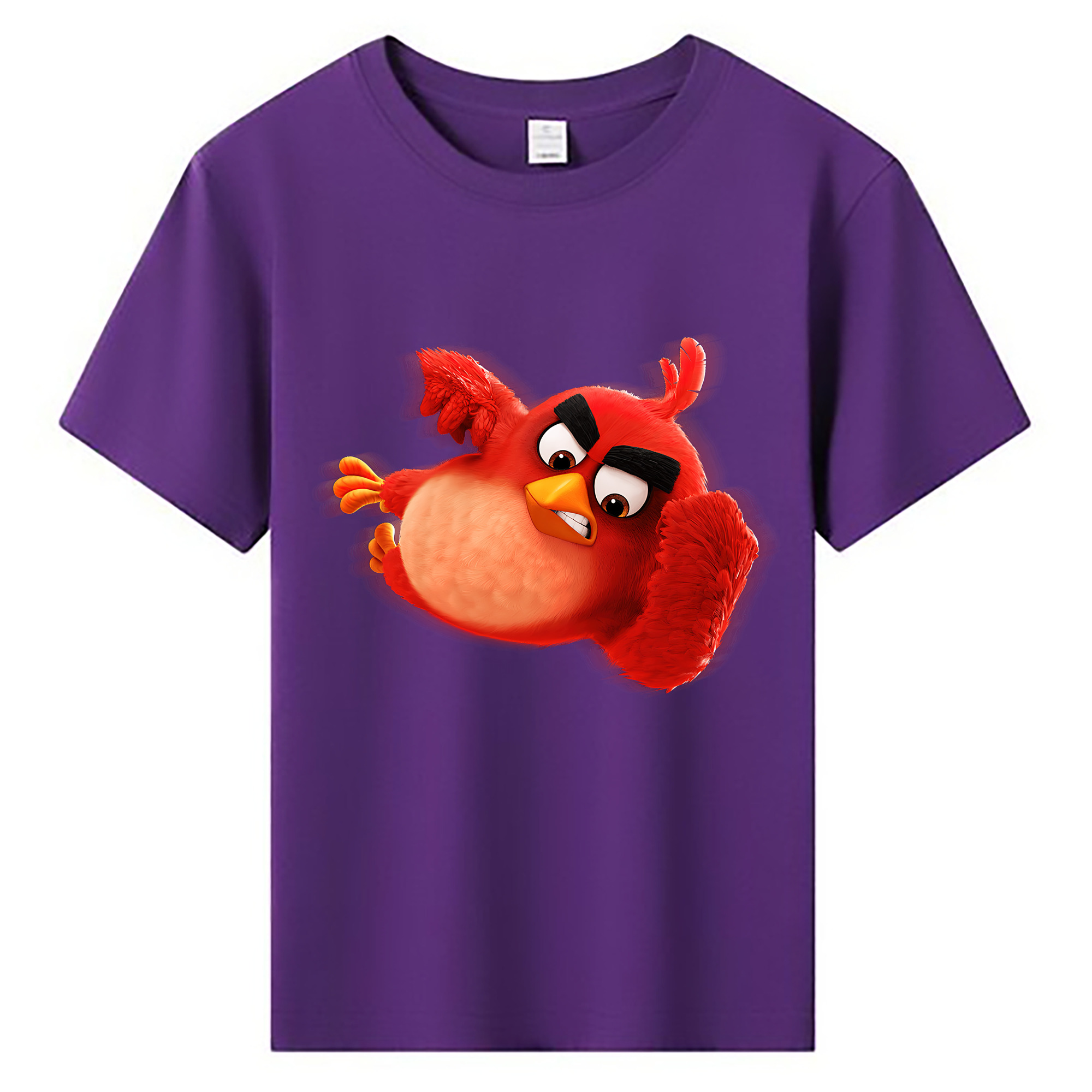 （画像用） Angry Birds アングリーバード 綿100％キッズTシャツ（フロントプリント）