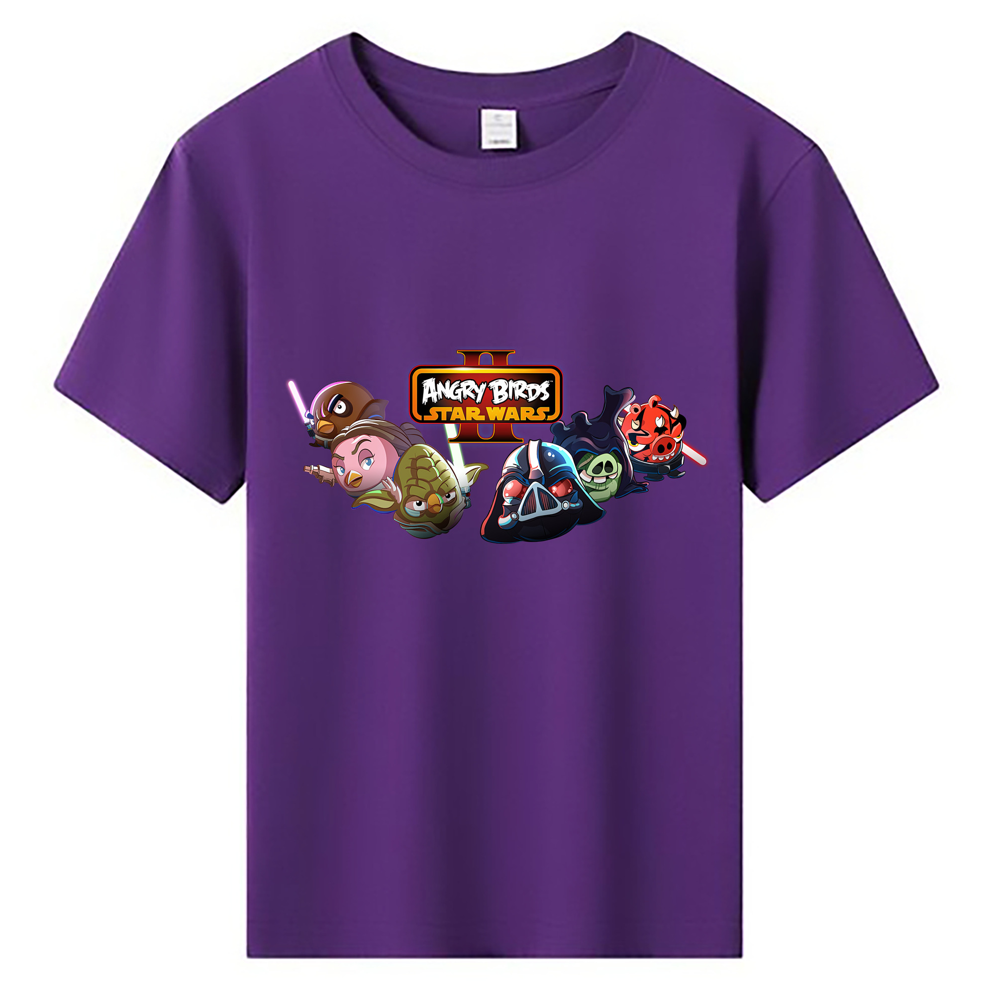 （画像用） Angry Birds アングリーバード 綿100％キッズTシャツ（フロントプリント）