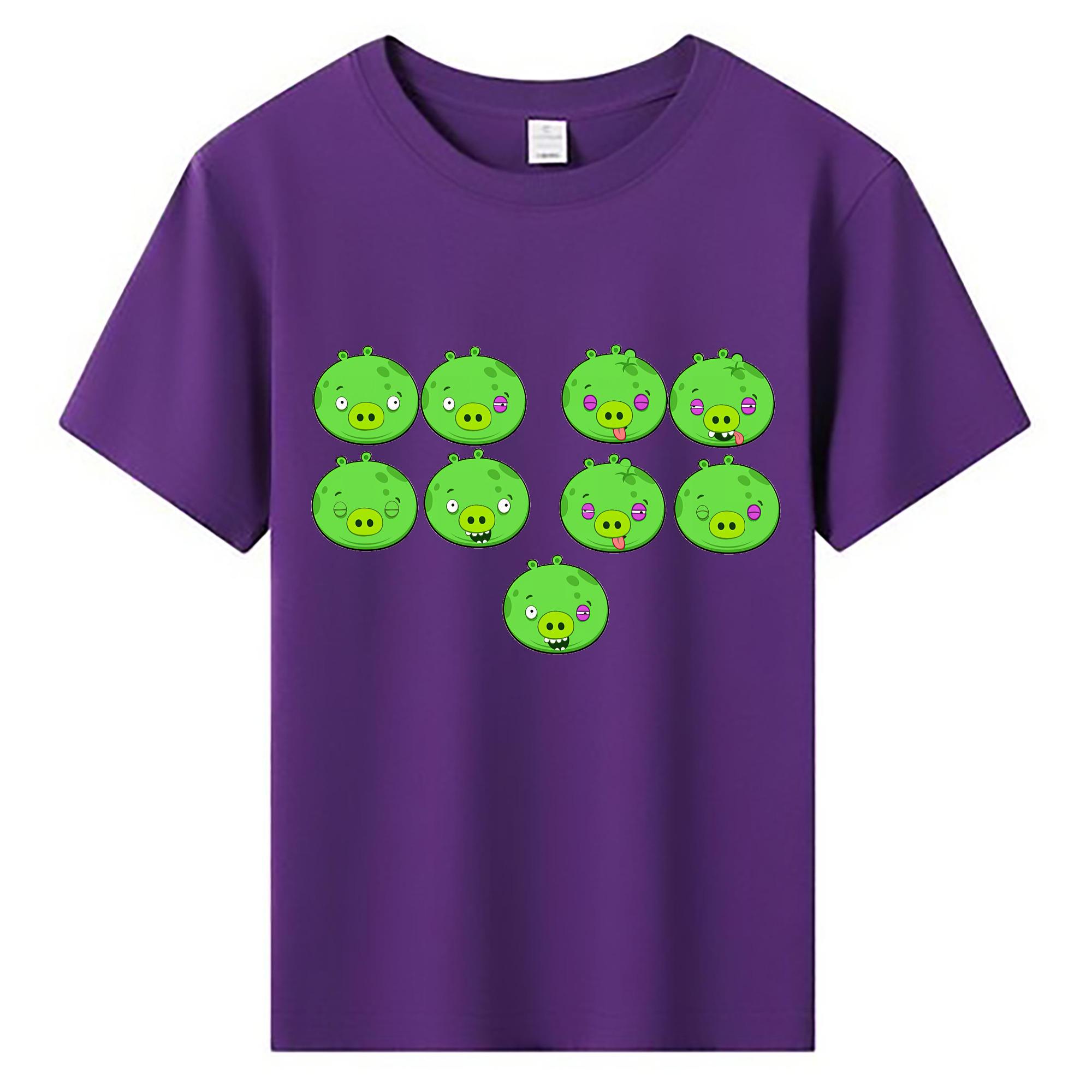 （画像用） Angry Birds アングリーバード 綿100％キッズTシャツ（フロントプリント）