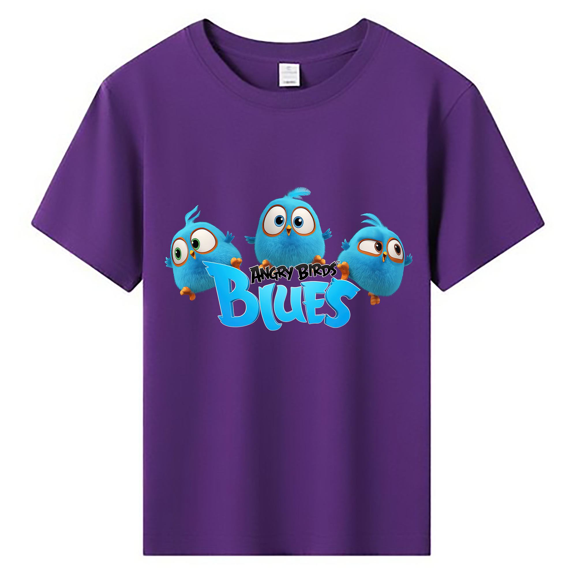 （画像用） Angry Birds アングリーバード 綿100％キッズTシャツ（フロントプリント）