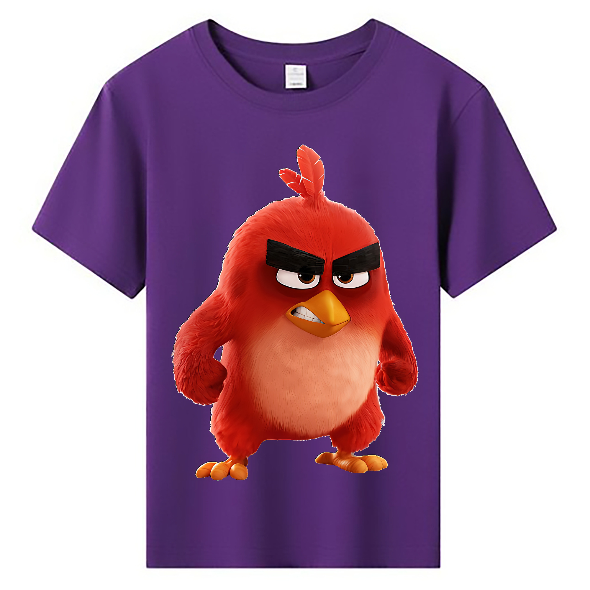 （画像用） Angry Birds アングリーバード 綿100％キッズTシャツ（フロントプリント）