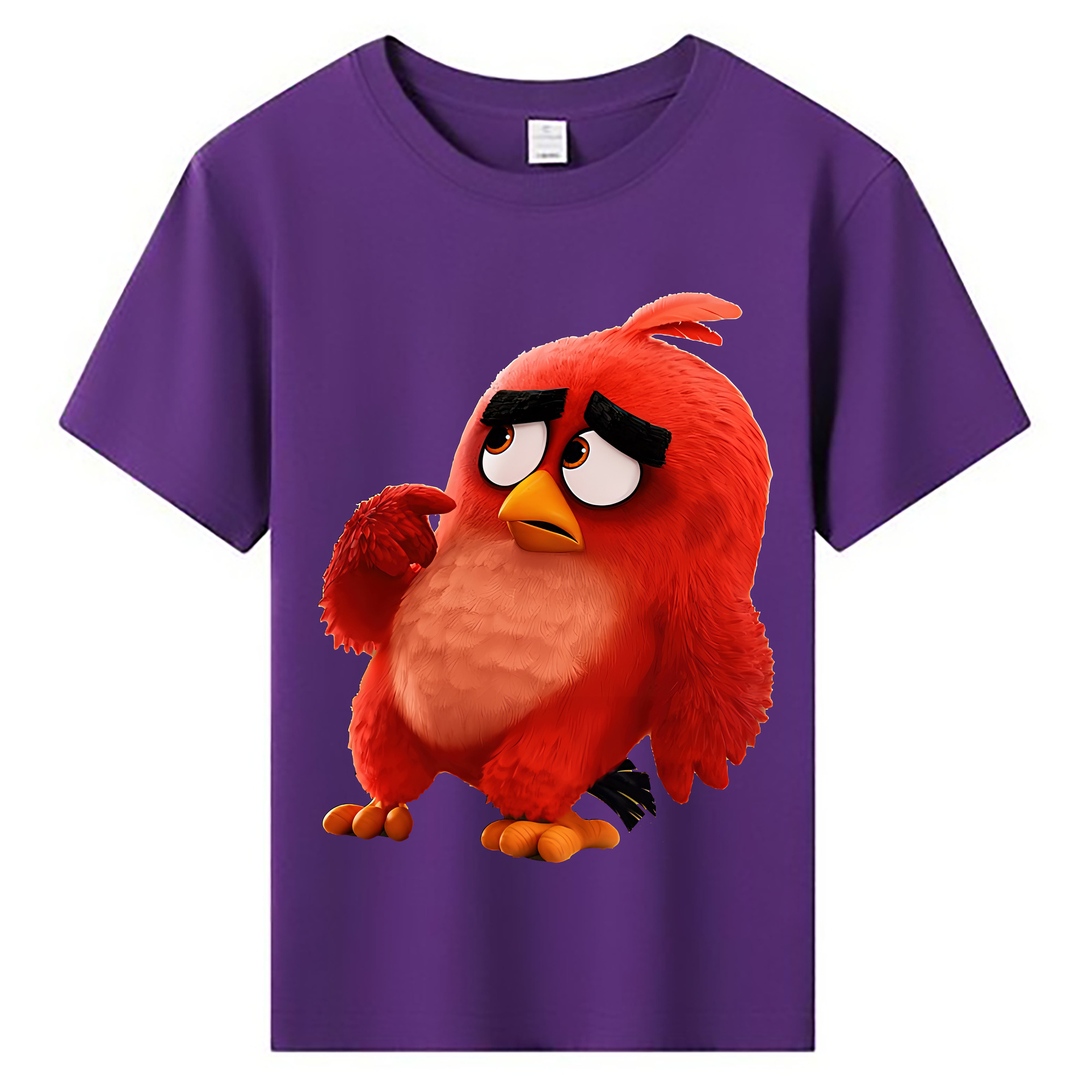 （画像用） Angry Birds アングリーバード 綿100％キッズTシャツ（フロントプリント）