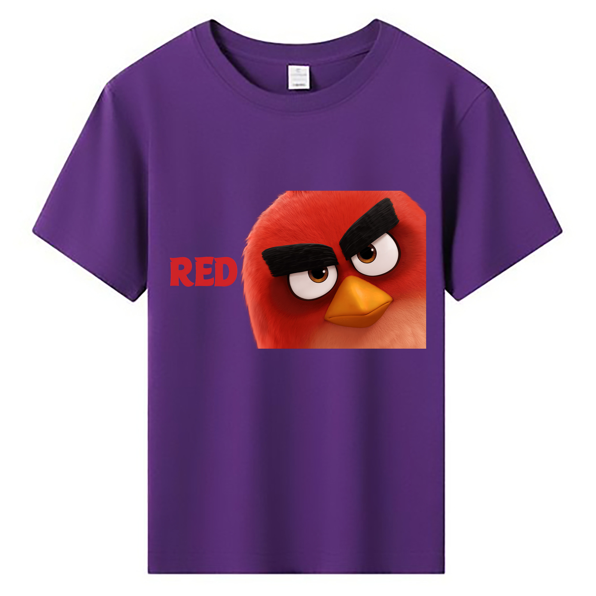 （画像用） Angry Birds アングリーバード 綿100％キッズTシャツ（フロントプリント）