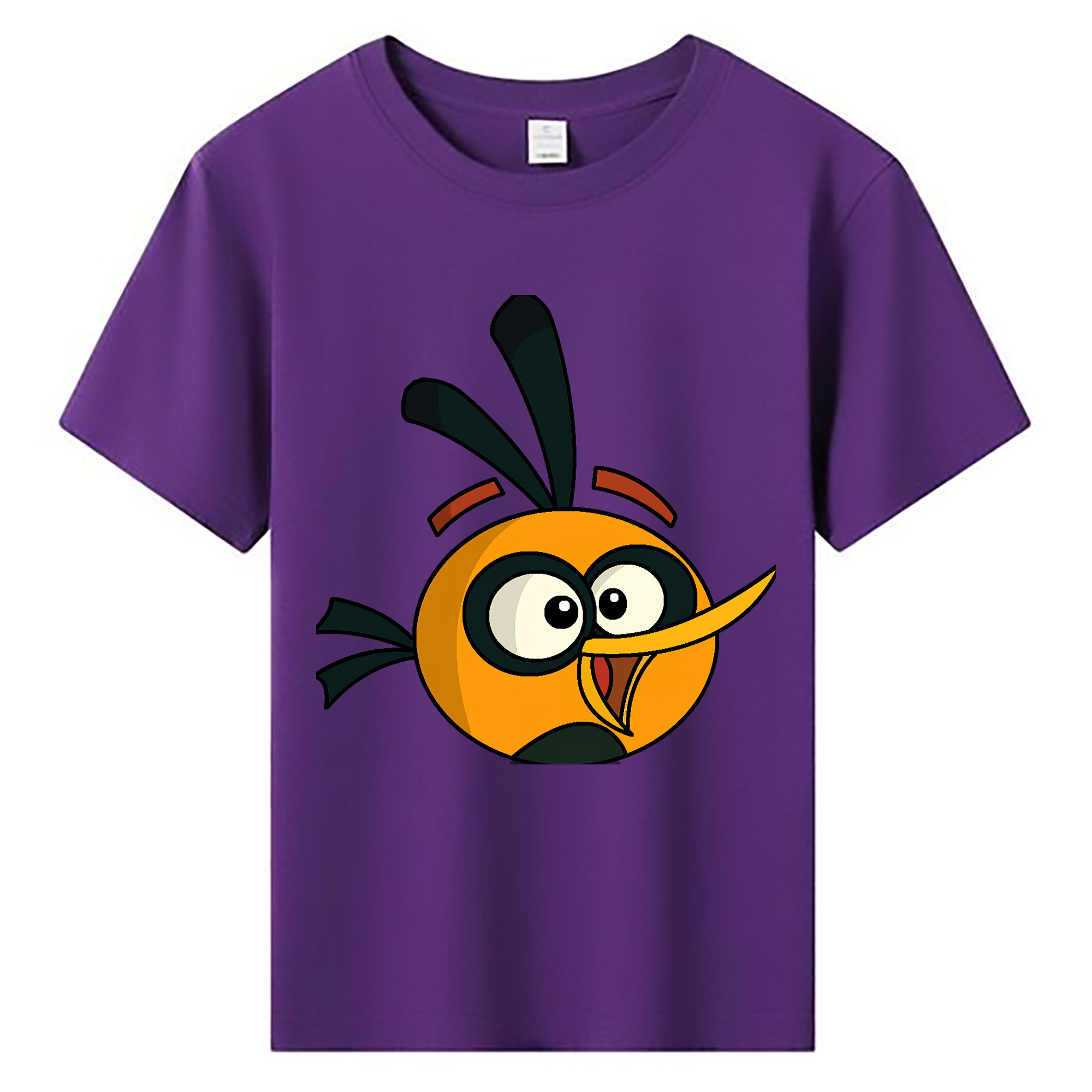 （画像用） Angry Birds アングリーバード 綿100％キッズTシャツ（フロントプリント）