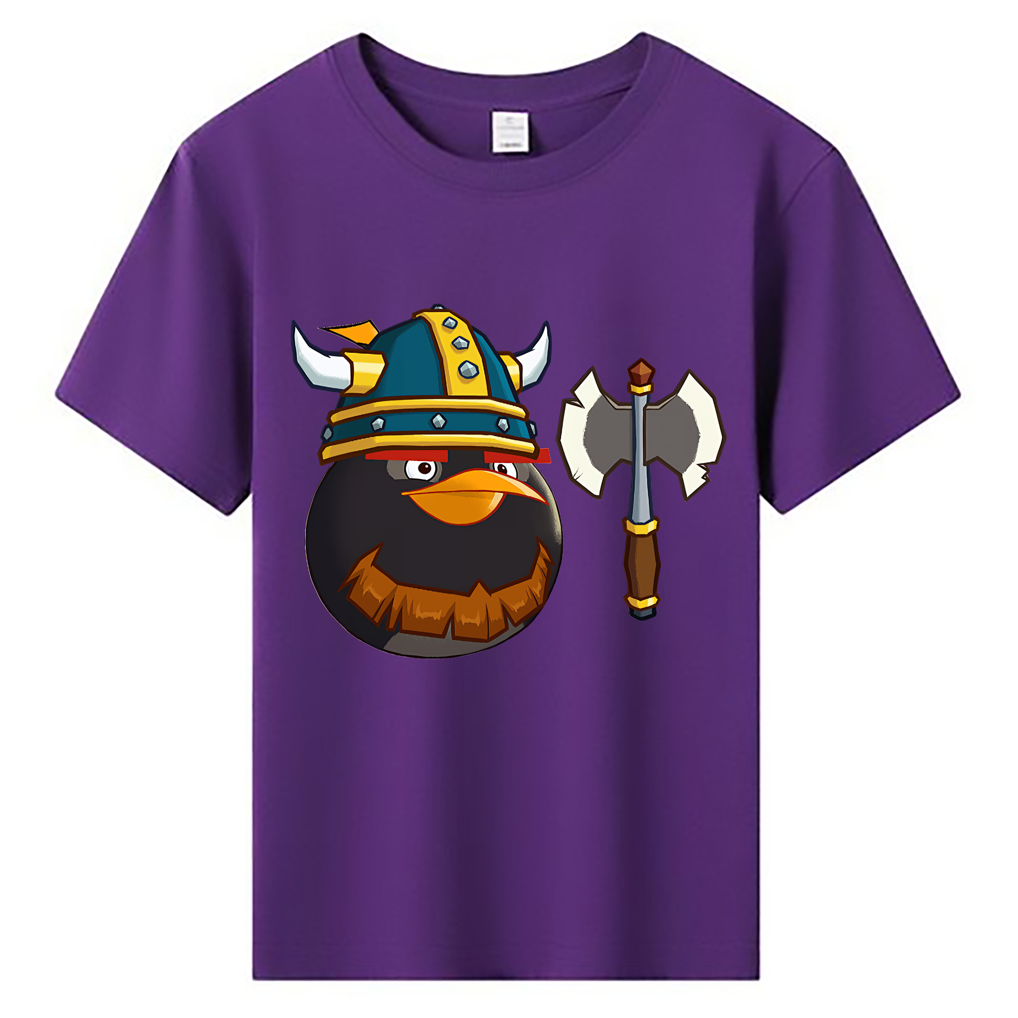 （画像用） Angry Birds アングリーバード 綿100％キッズTシャツ（フロントプリント）