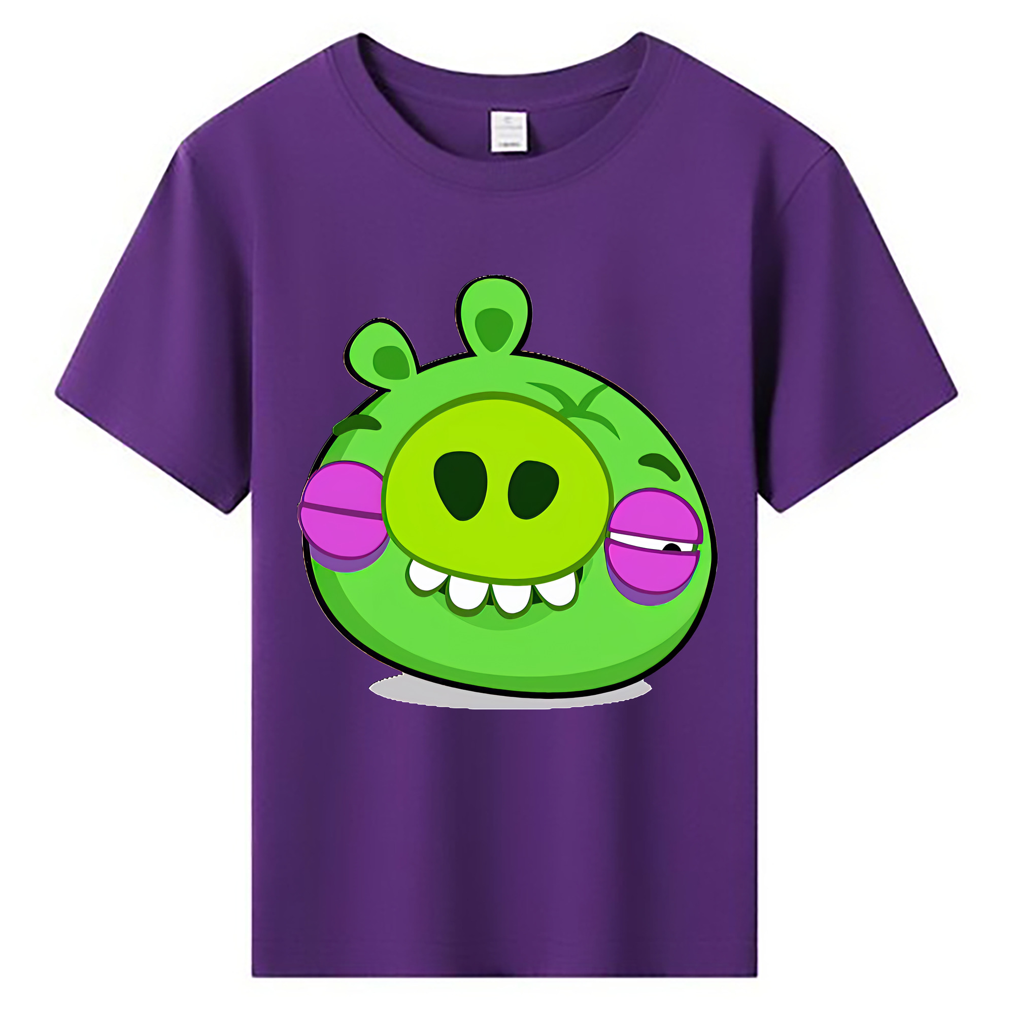 （画像用） Angry Birds アングリーバード 綿100％キッズTシャツ（フロントプリント）