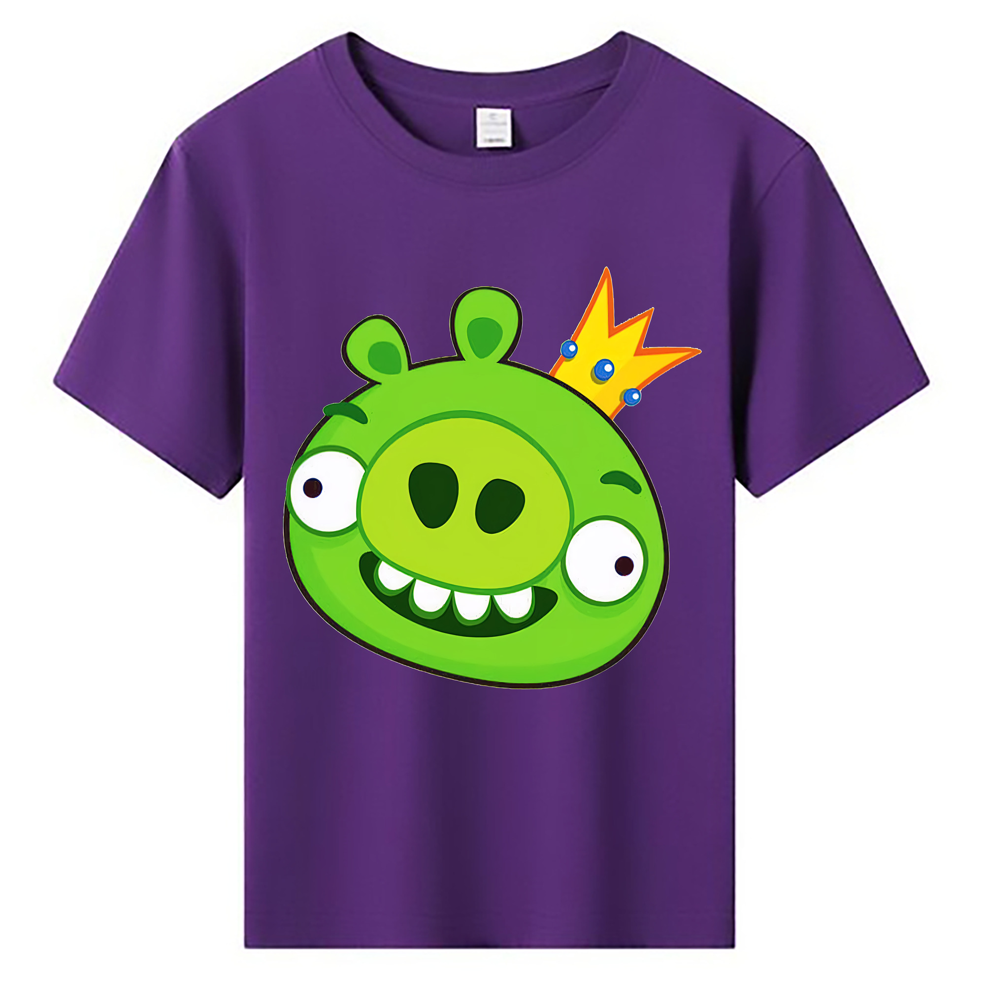 （画像用） Angry Birds アングリーバード 綿100％キッズTシャツ（フロントプリント）