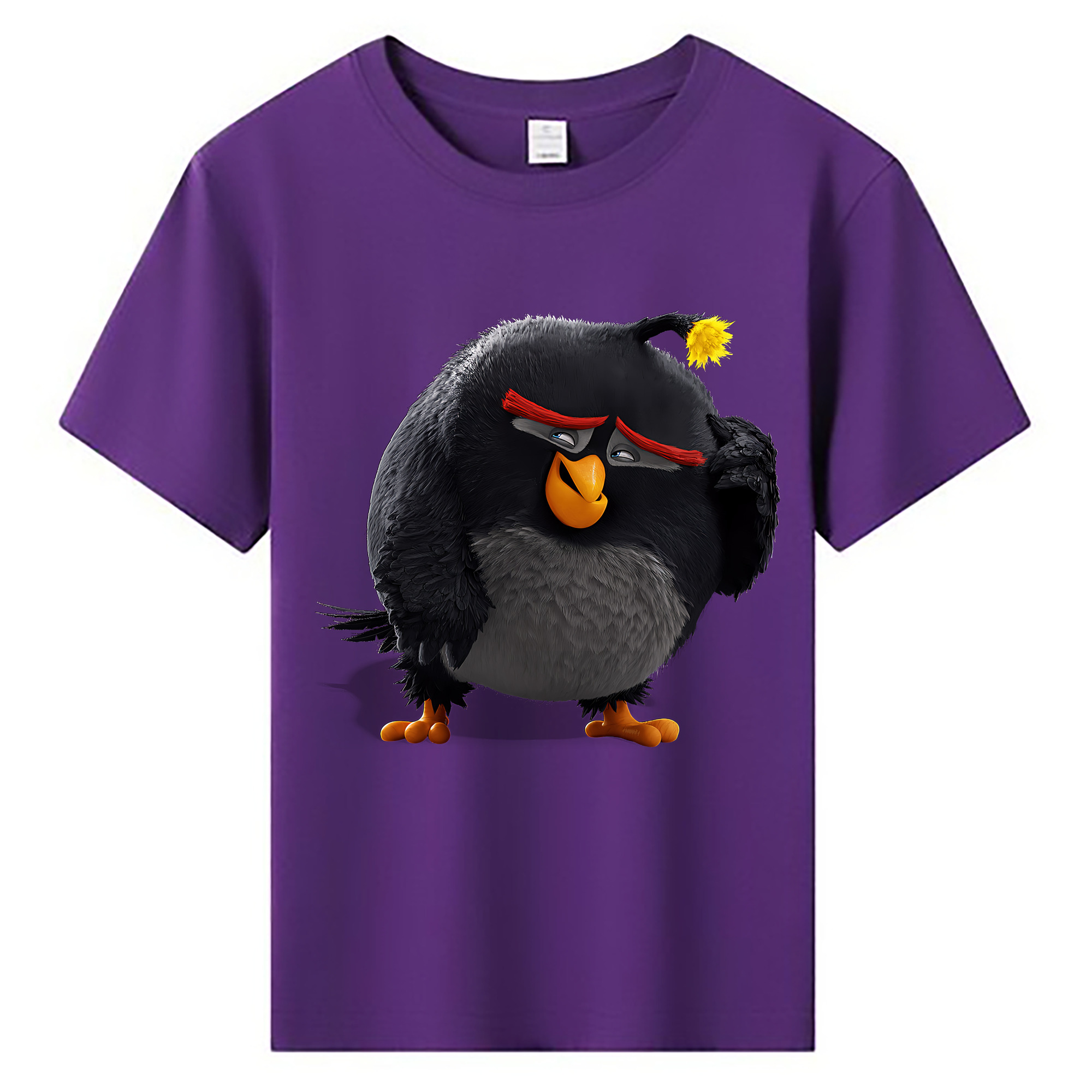 （画像用） Angry Birds アングリーバード 綿100％キッズTシャツ（フロントプリント）