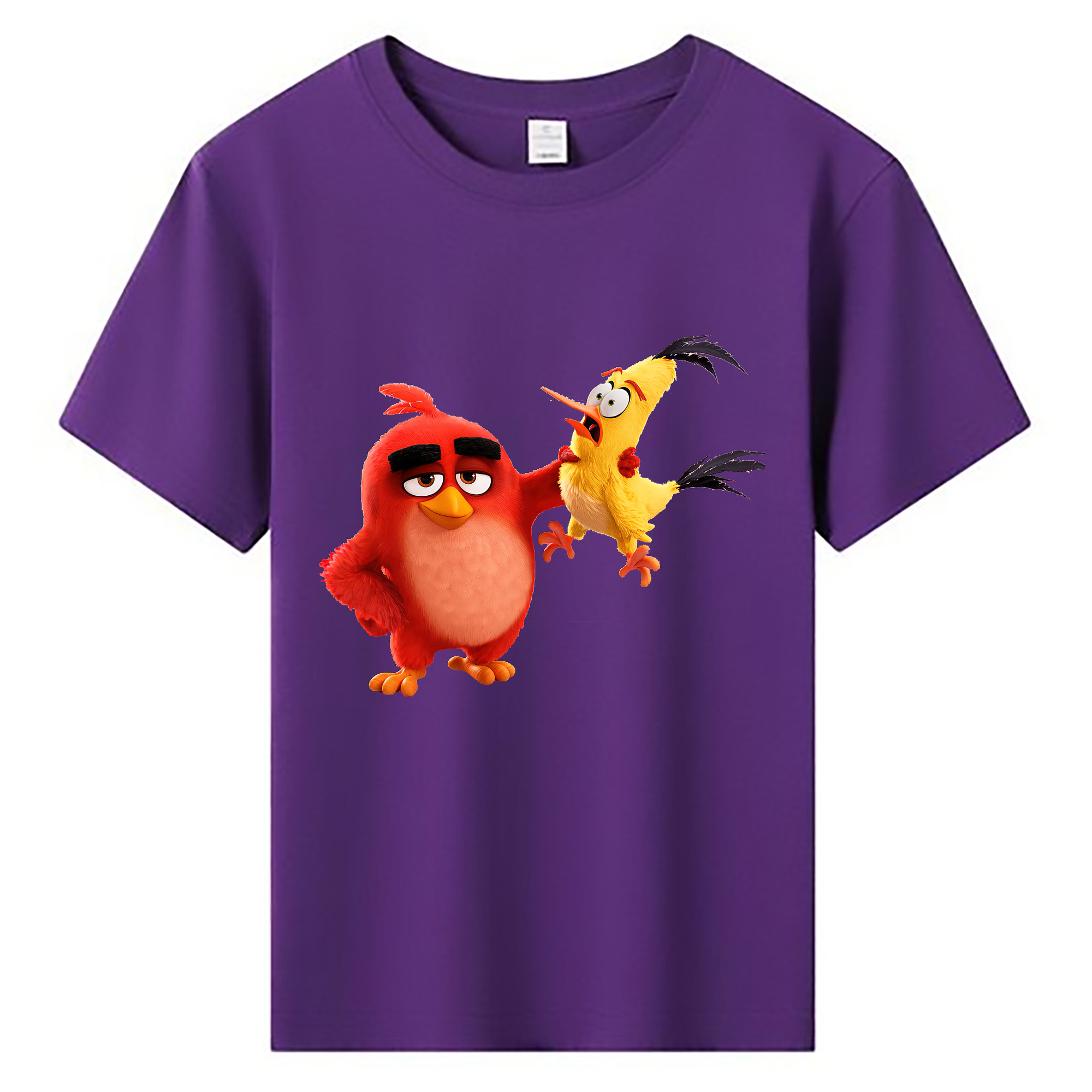 （画像用） Angry Birds アングリーバード 綿100％キッズTシャツ（フロントプリント）