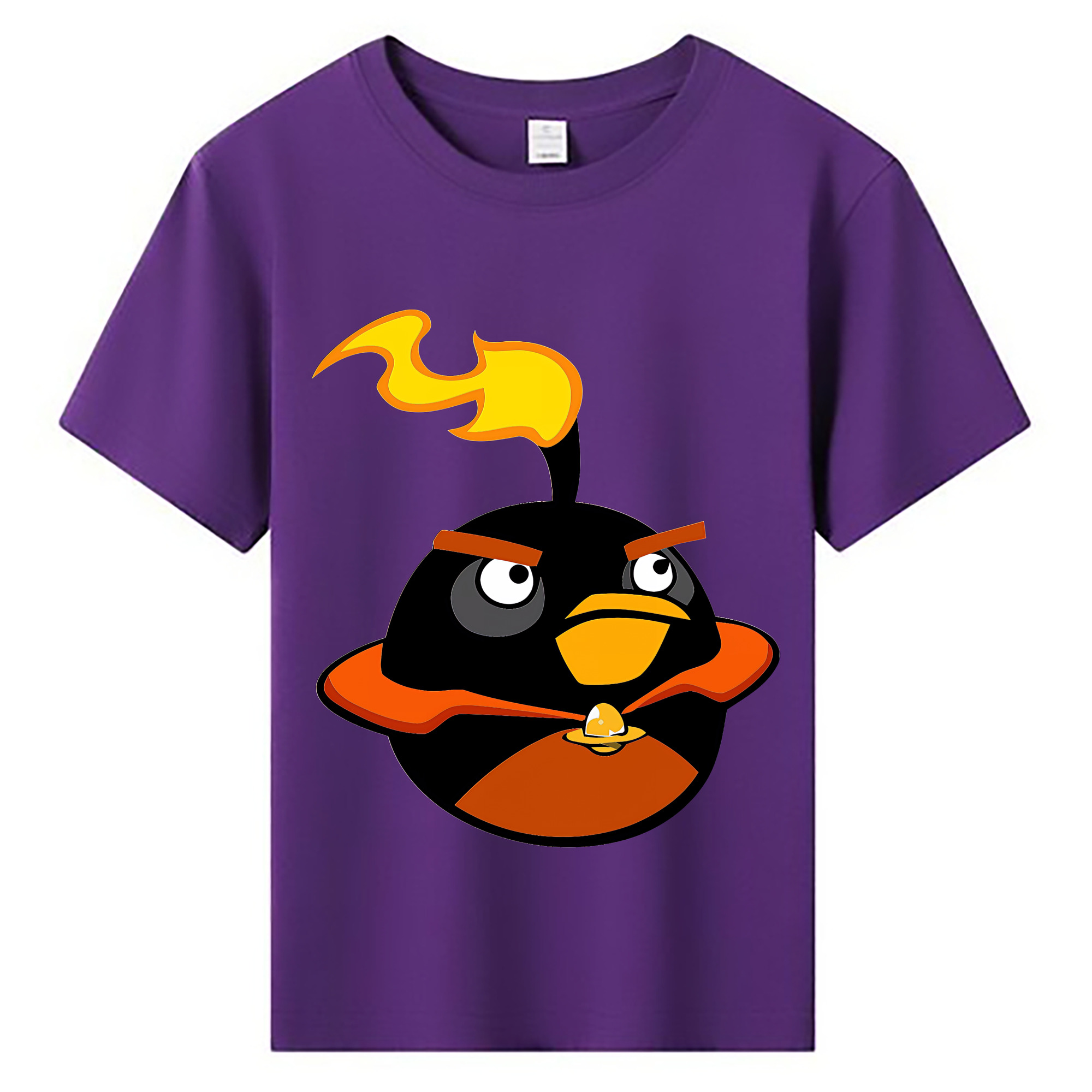 （画像用） Angry Birds アングリーバード 綿100％キッズTシャツ（フロントプリント）