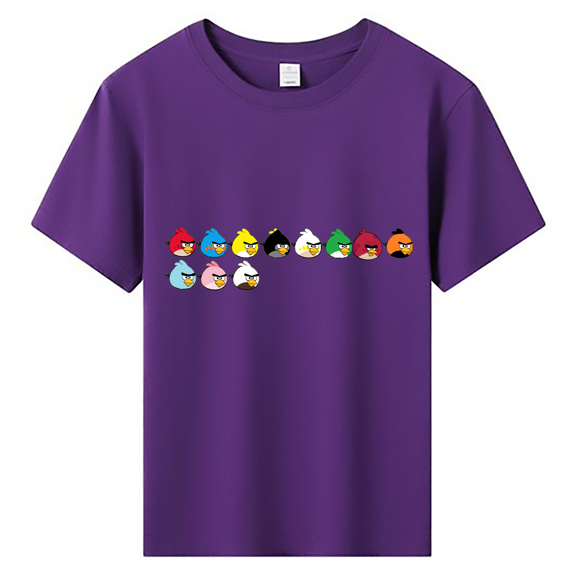 （画像用） Angry Birds アングリーバード 綿100％キッズTシャツ（フロントプリント）