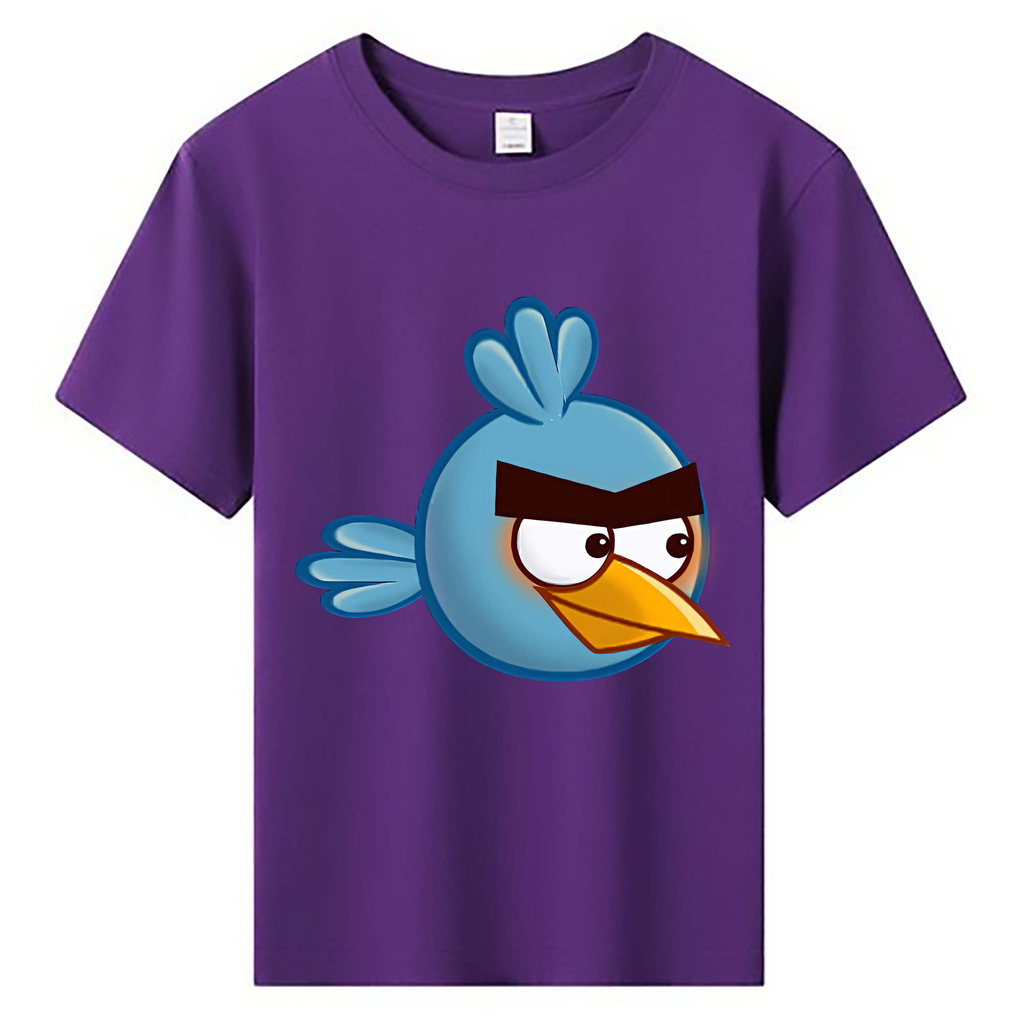 （画像用） Angry Birds アングリーバード 綿100％キッズTシャツ（フロントプリント）
