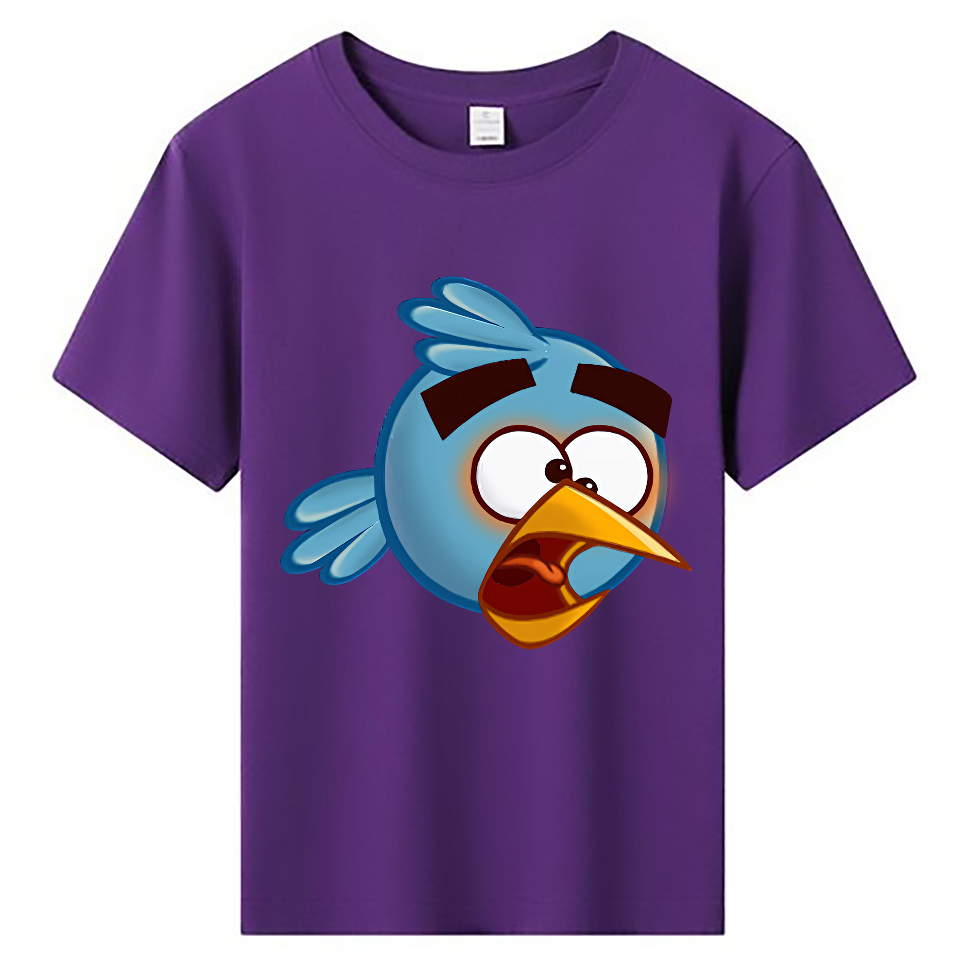 （画像用） Angry Birds アングリーバード 綿100％キッズTシャツ（フロントプリント）
