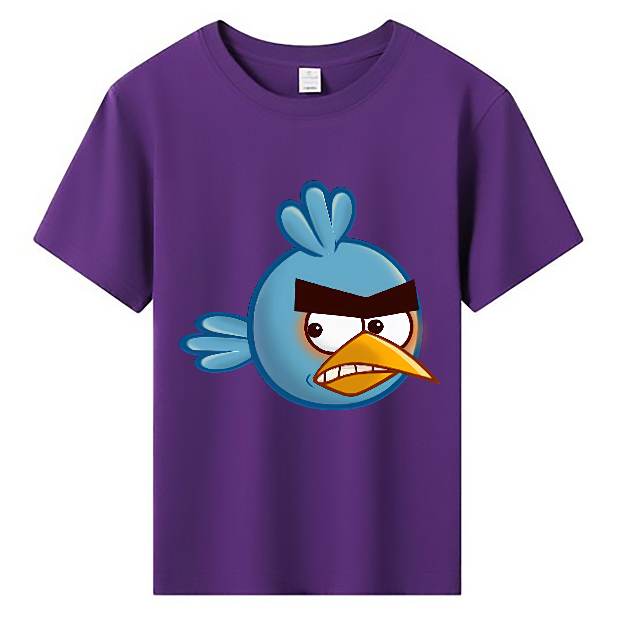 （画像用） Angry Birds アングリーバード 綿100％キッズTシャツ（フロントプリント）