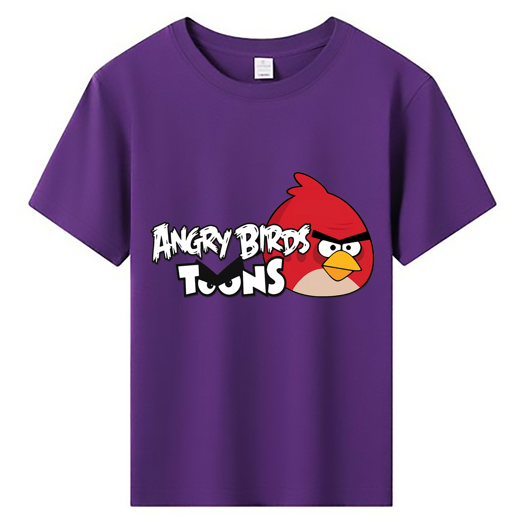 （画像用） Angry Birds アングリーバード 綿100％キッズTシャツ（フロントプリント）
