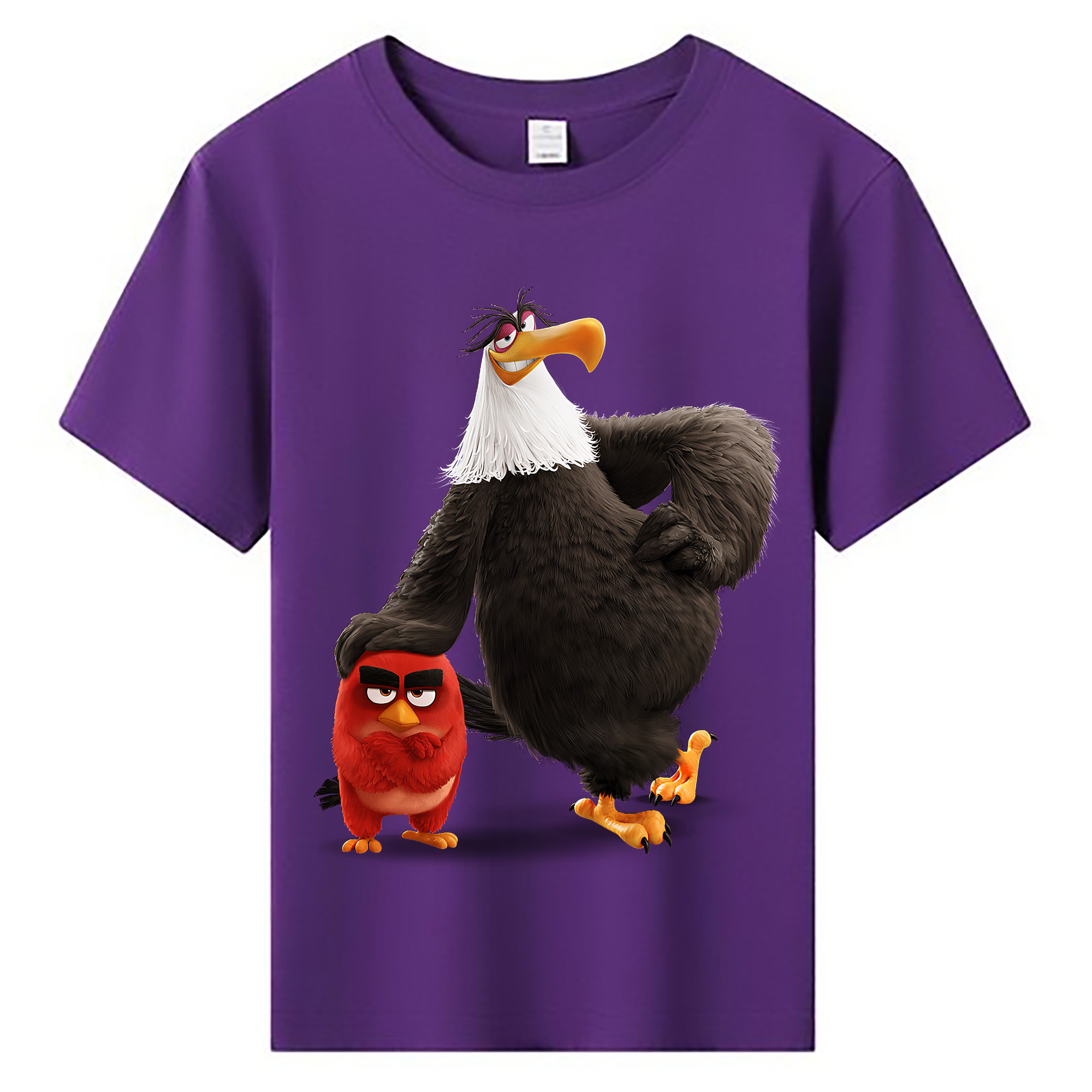 （画像用） Angry Birds アングリーバード 綿100％キッズTシャツ（フロントプリント）