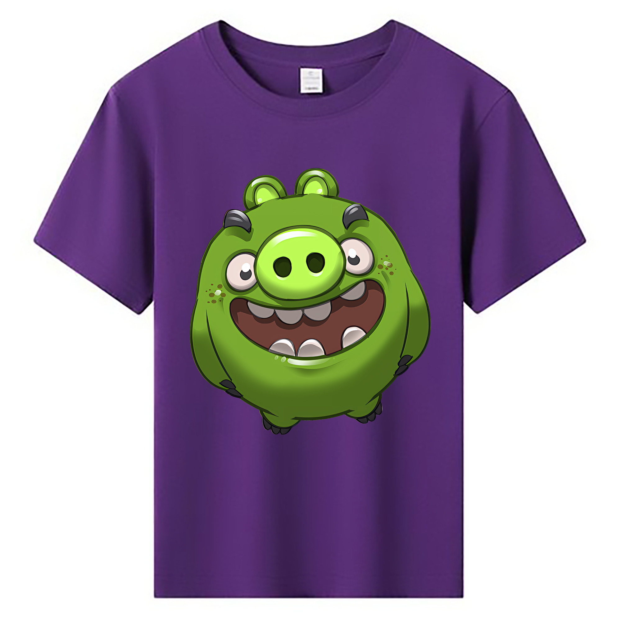 （画像用） Angry Birds アングリーバード 綿100％キッズTシャツ（フロントプリント）