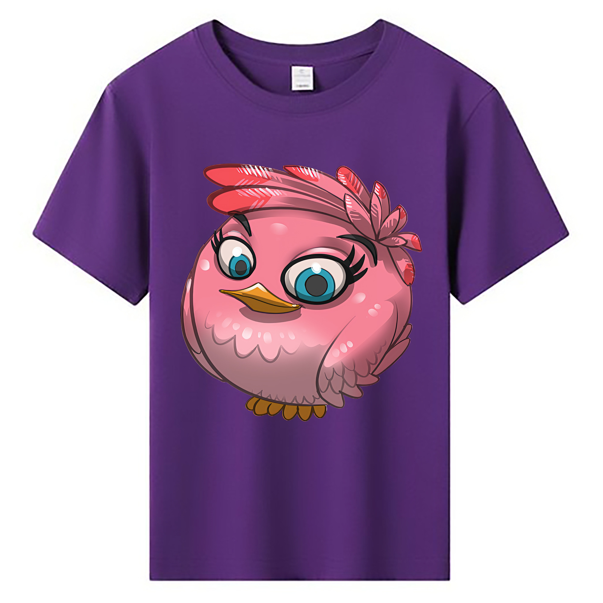 （画像用） Angry Birds アングリーバード 綿100％キッズTシャツ（フロントプリント）