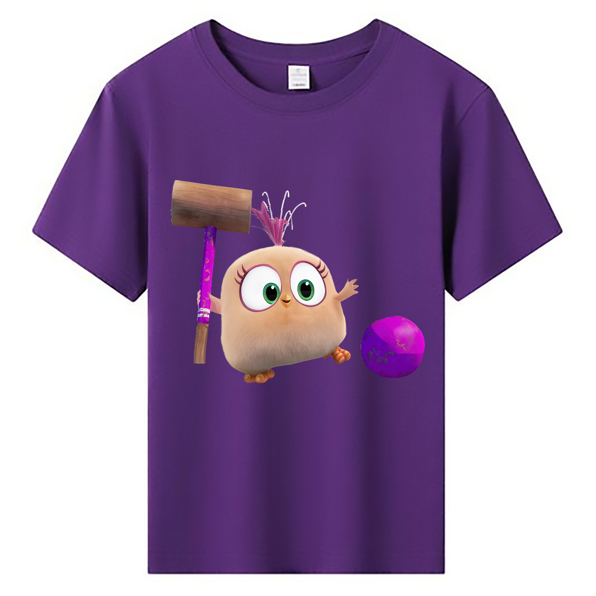 （画像用） Angry Birds アングリーバード 綿100％キッズTシャツ（フロントプリント）