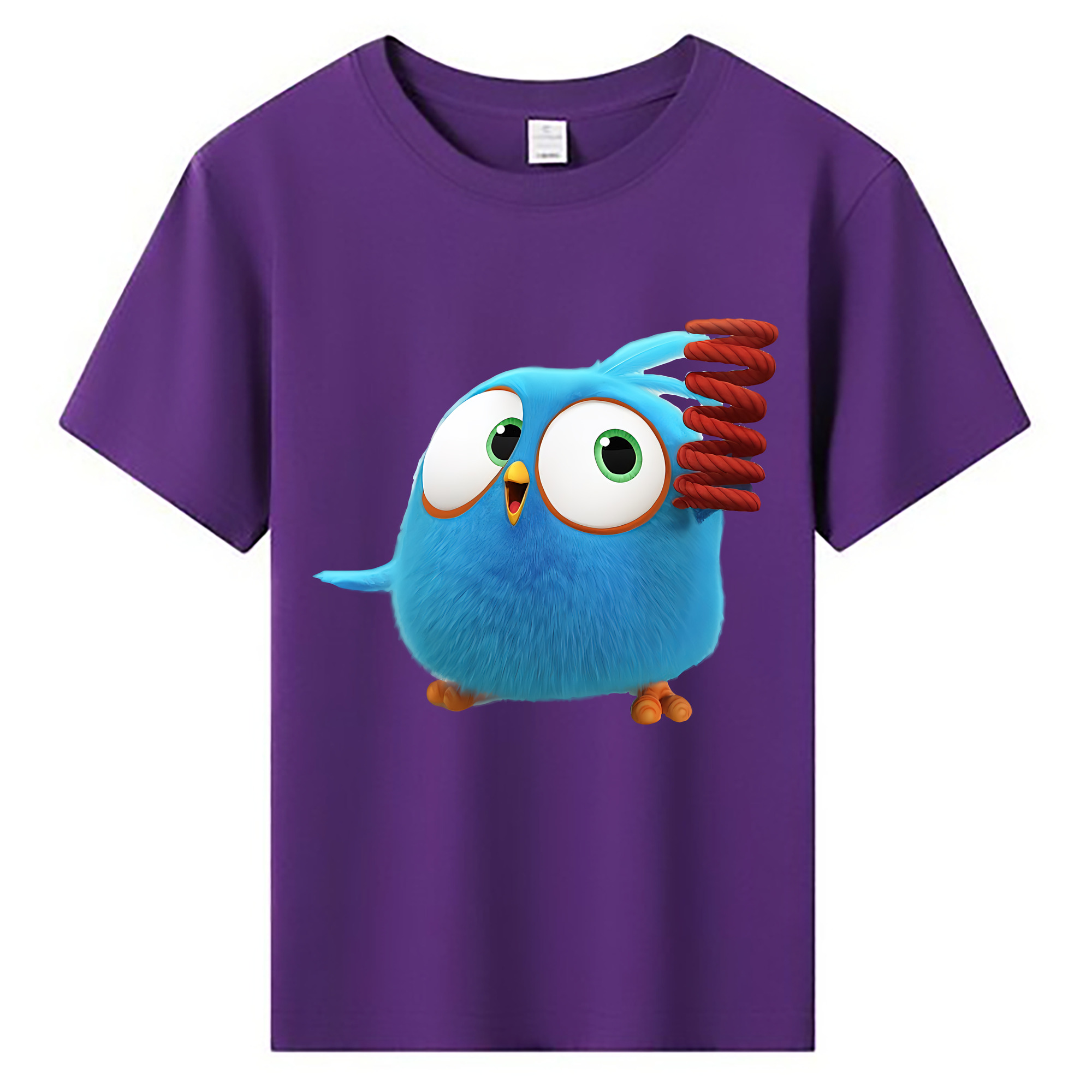 （画像用） Angry Birds アングリーバード 綿100％キッズTシャツ（フロントプリント）
