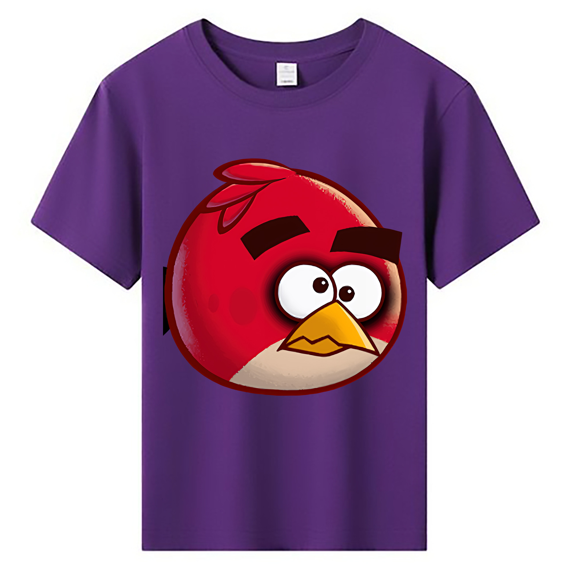 （画像用） Angry Birds アングリーバード 綿100％キッズTシャツ（フロントプリント）
