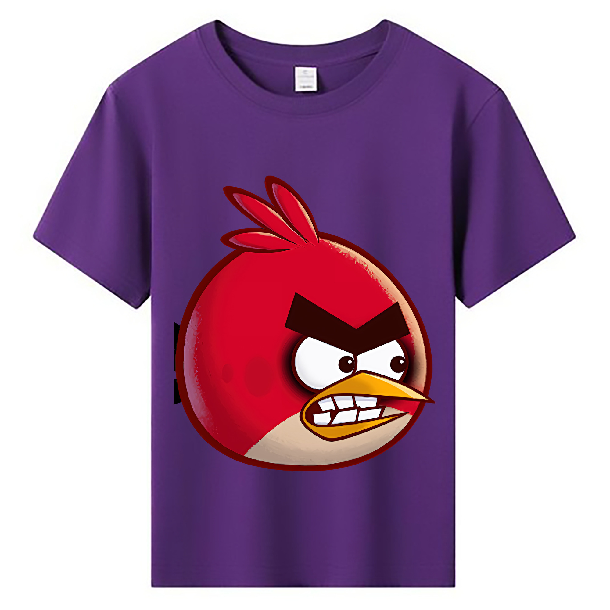 （画像用） Angry Birds アングリーバード 綿100％キッズTシャツ（フロントプリント）