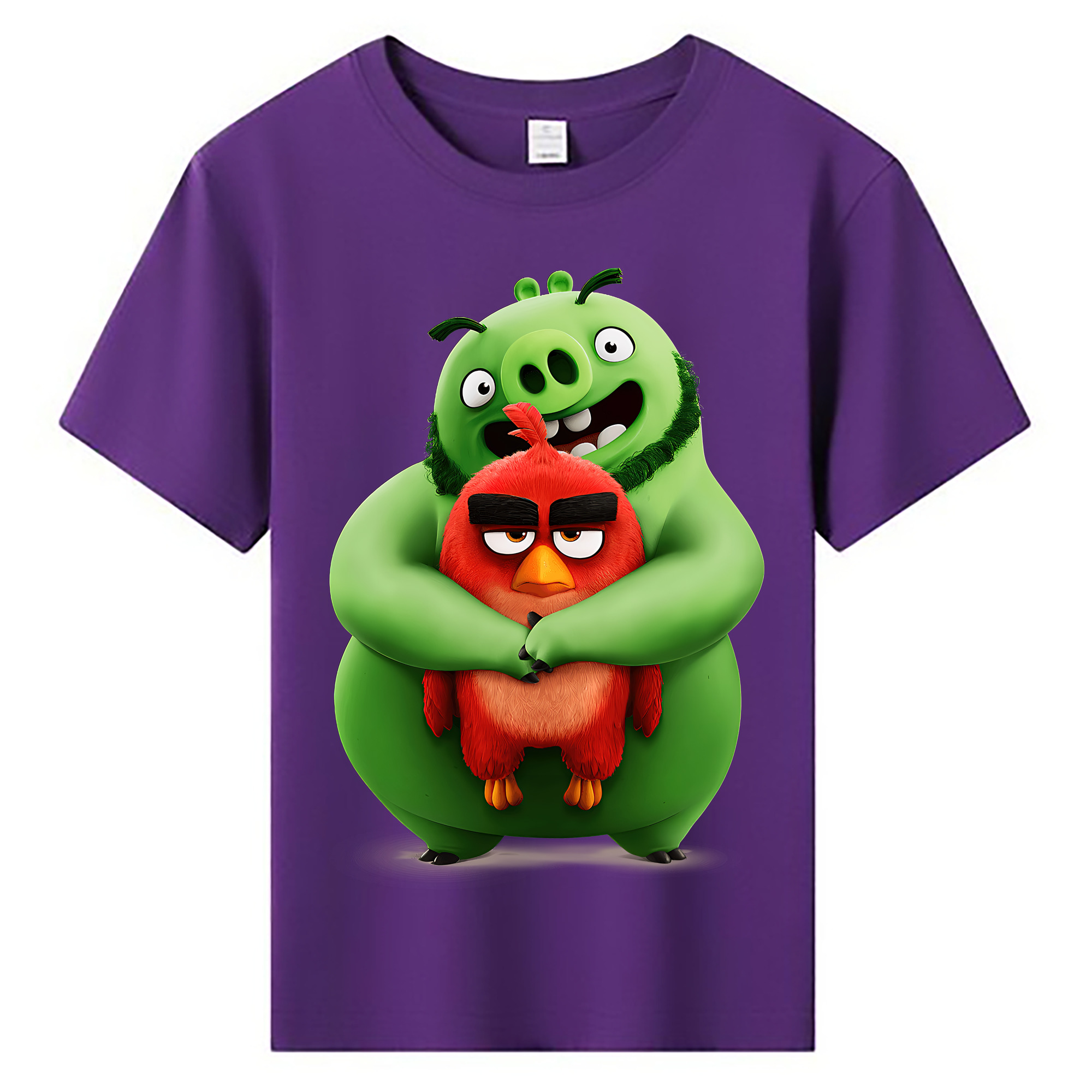 （画像用） Angry Birds アングリーバード 綿100％キッズTシャツ（フロントプリント）