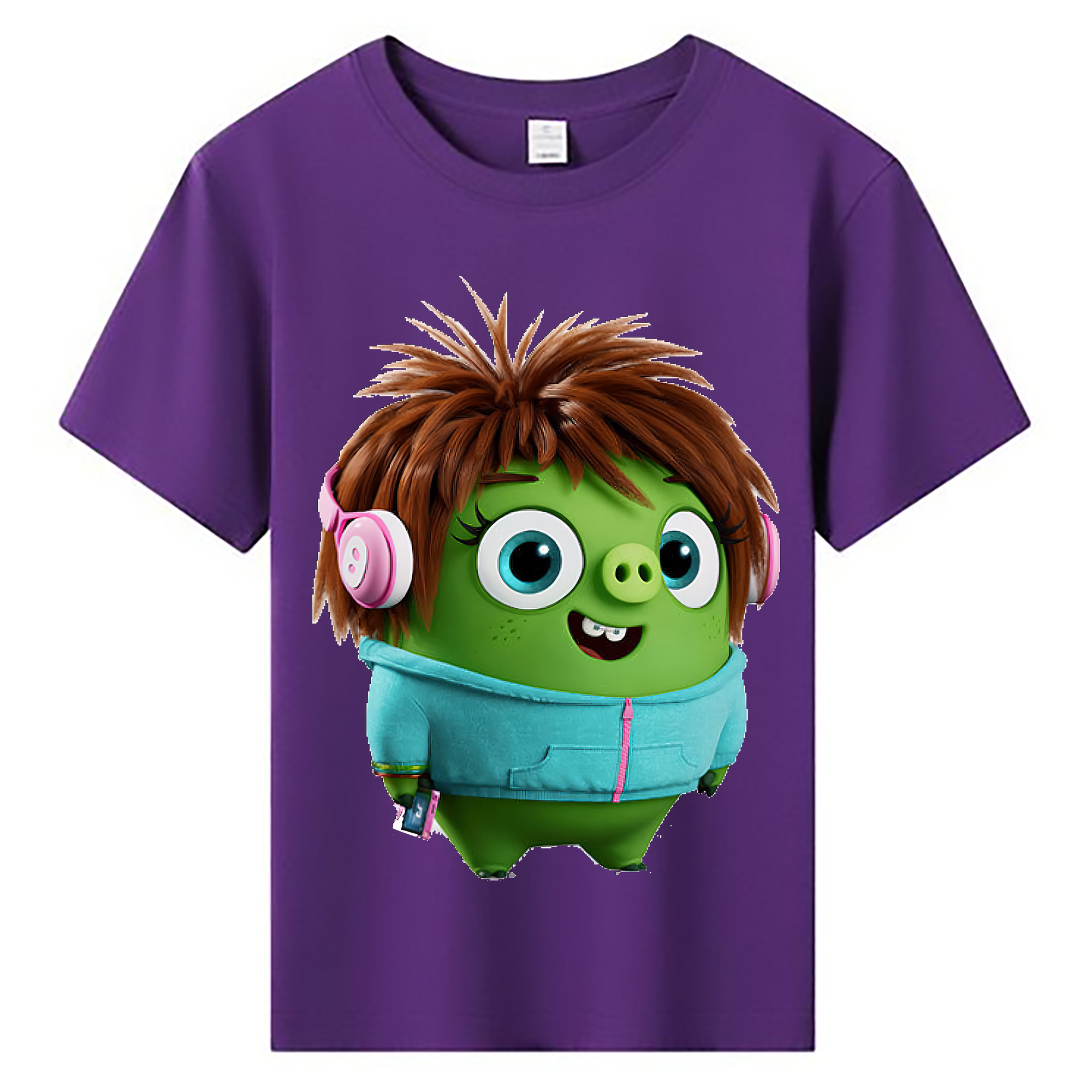 （画像用） Angry Birds アングリーバード 綿100％キッズTシャツ（フロントプリント）