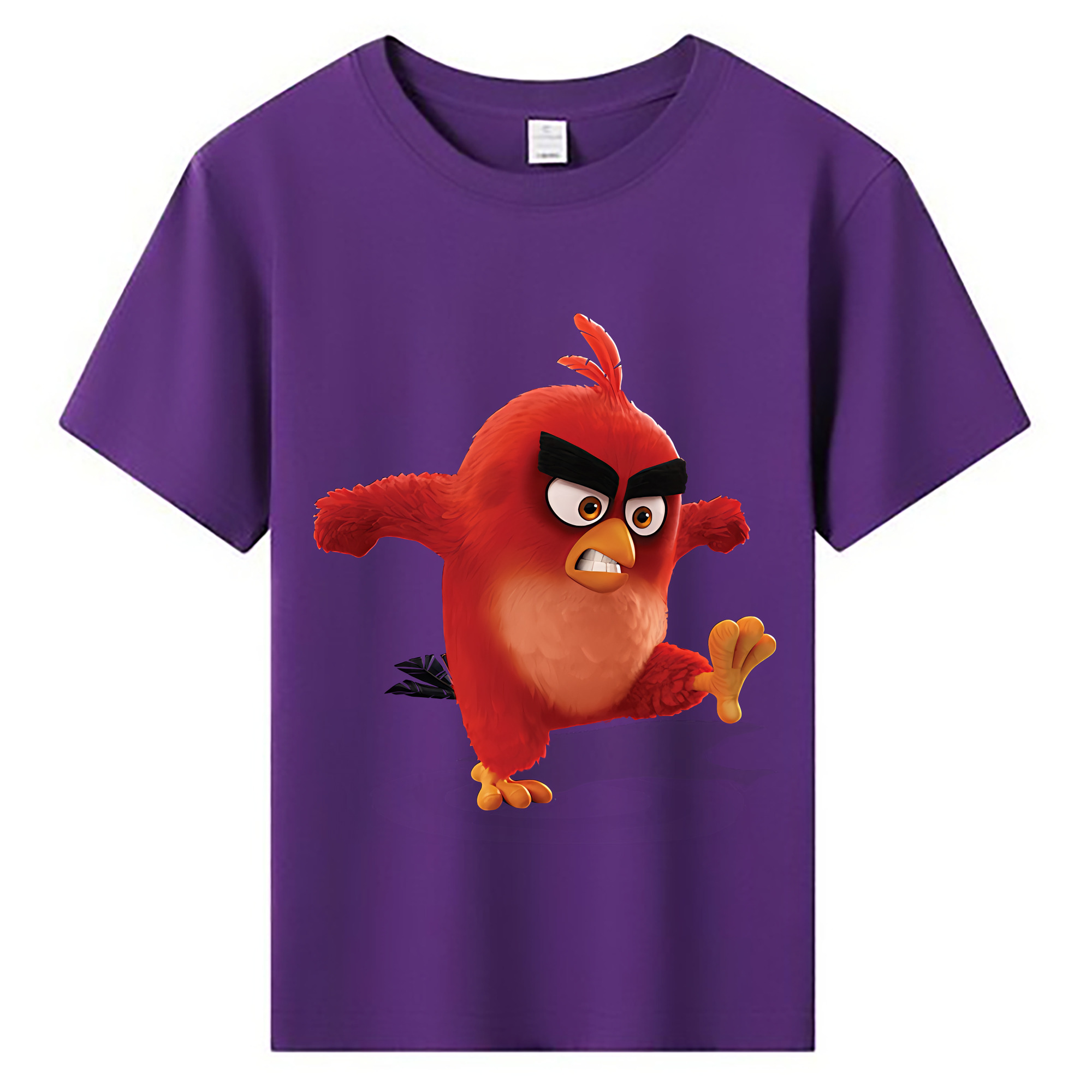 （画像用） Angry Birds アングリーバード 綿100％キッズTシャツ（フロントプリント）