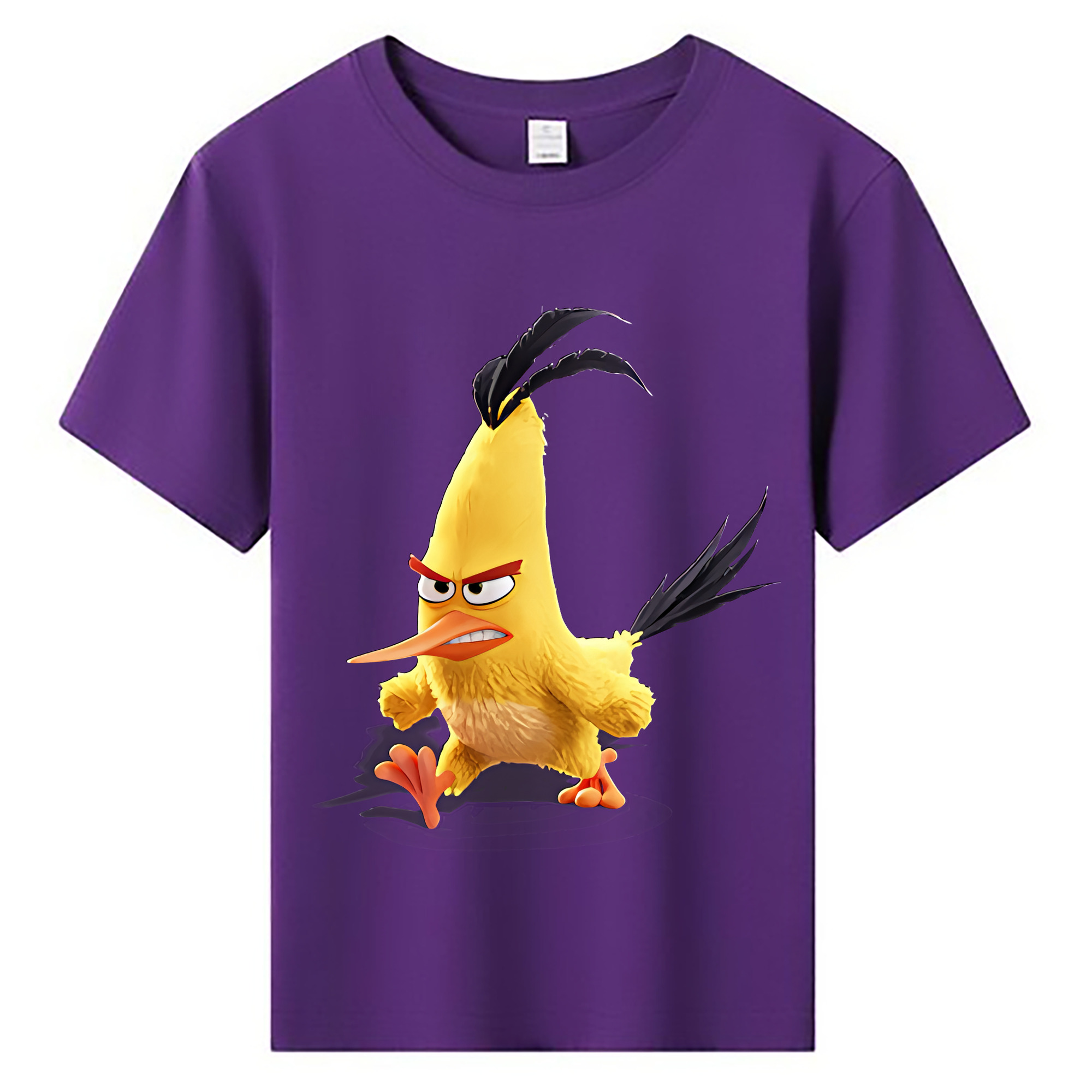 （画像用） Angry Birds アングリーバード 綿100％キッズTシャツ（フロントプリント）