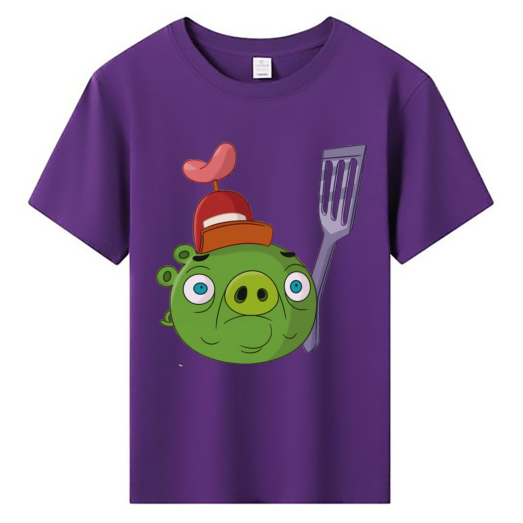 （画像用） Angry Birds アングリーバード 綿100％キッズTシャツ（フロントプリント）