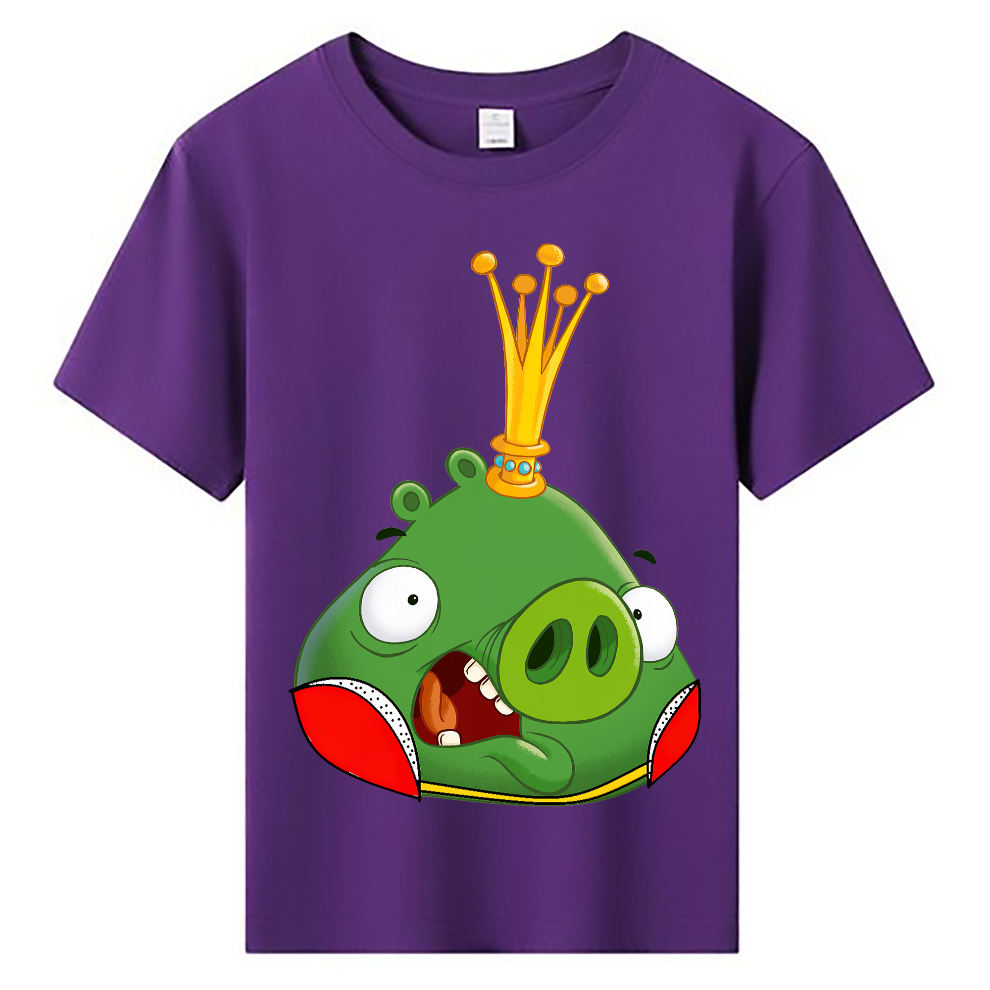 （画像用） Angry Birds アングリーバード 綿100％キッズTシャツ（フロントプリント）